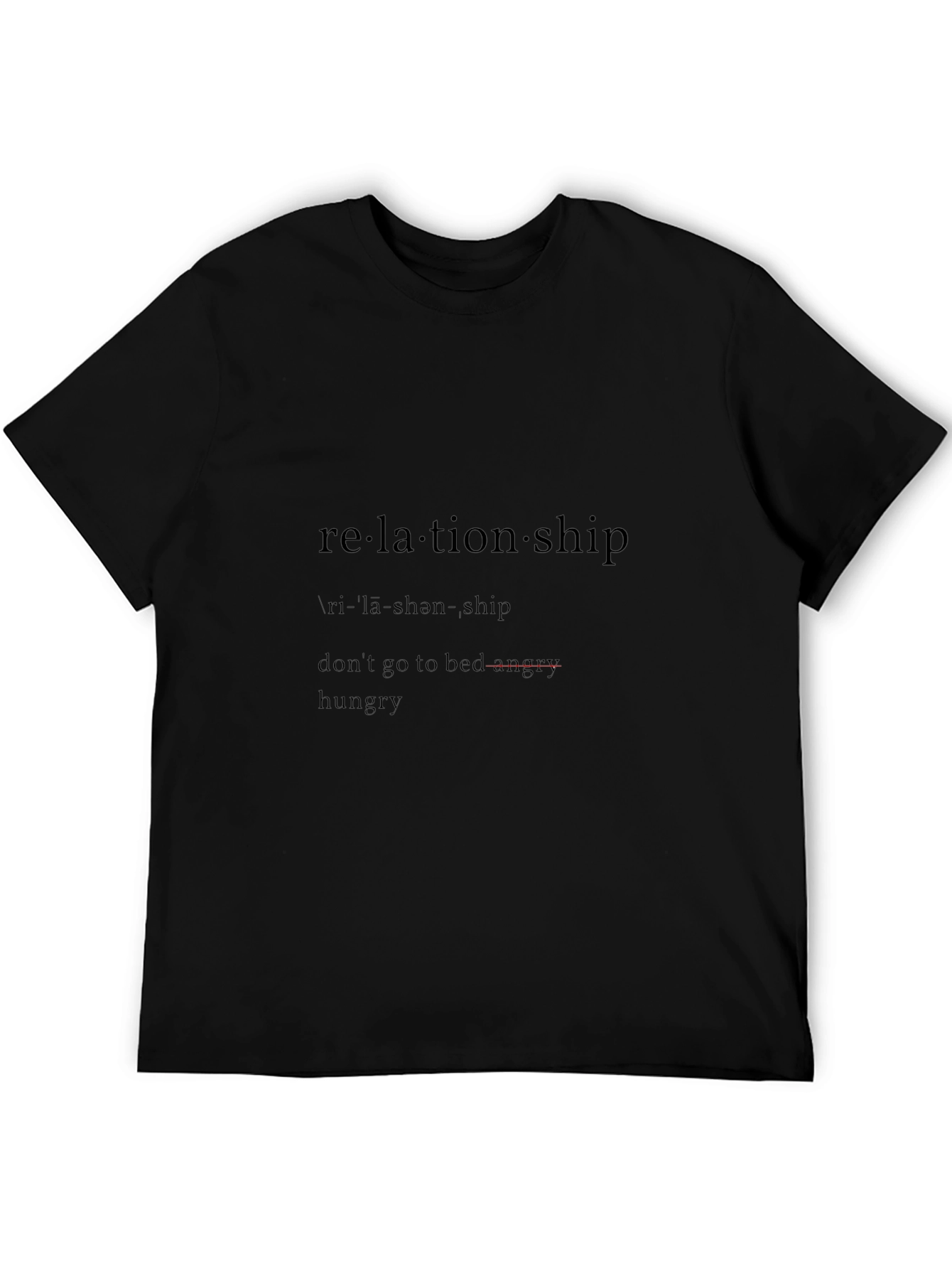 Relationship Definition Black T-Shirt