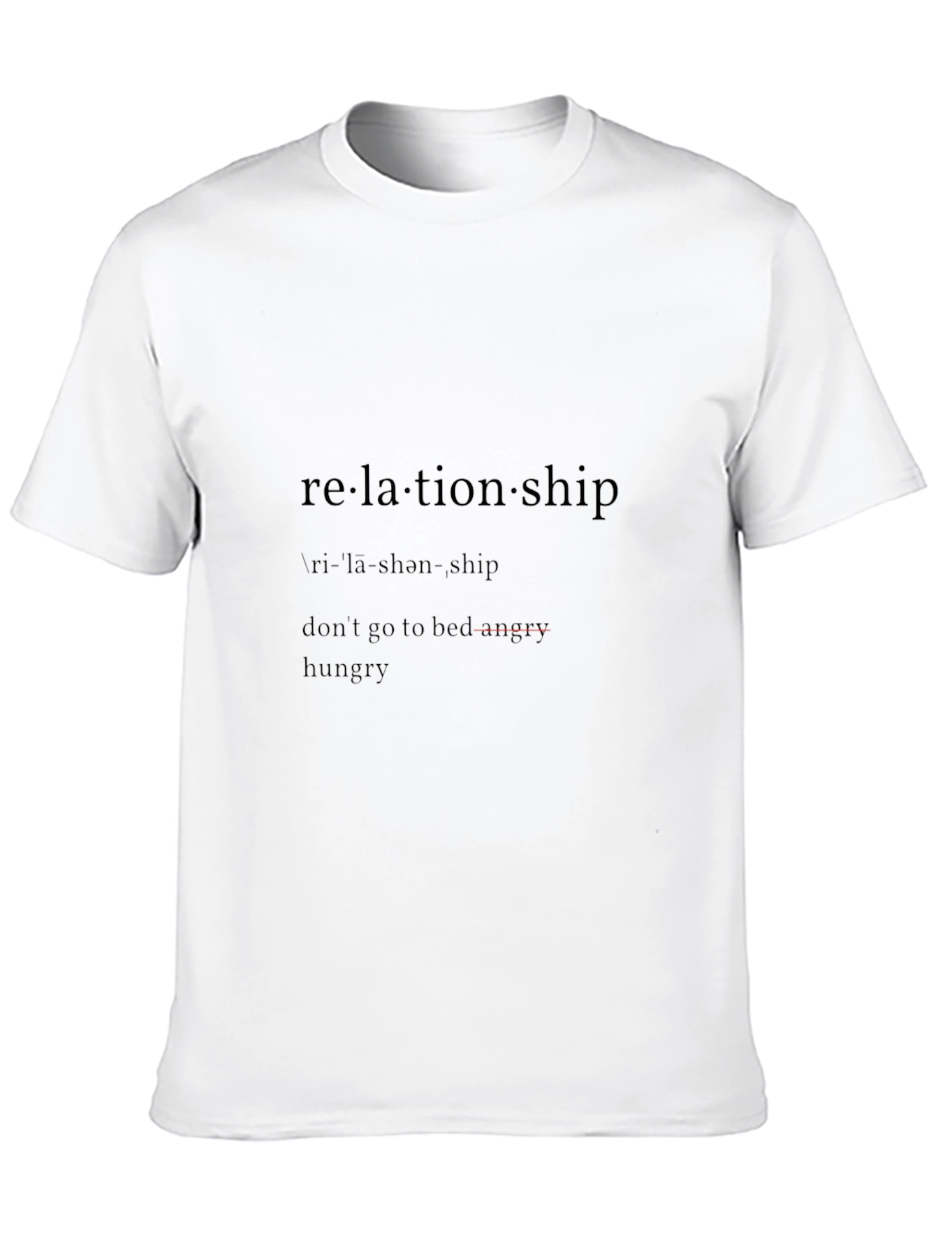 Relationship Definition Black T-Shirt