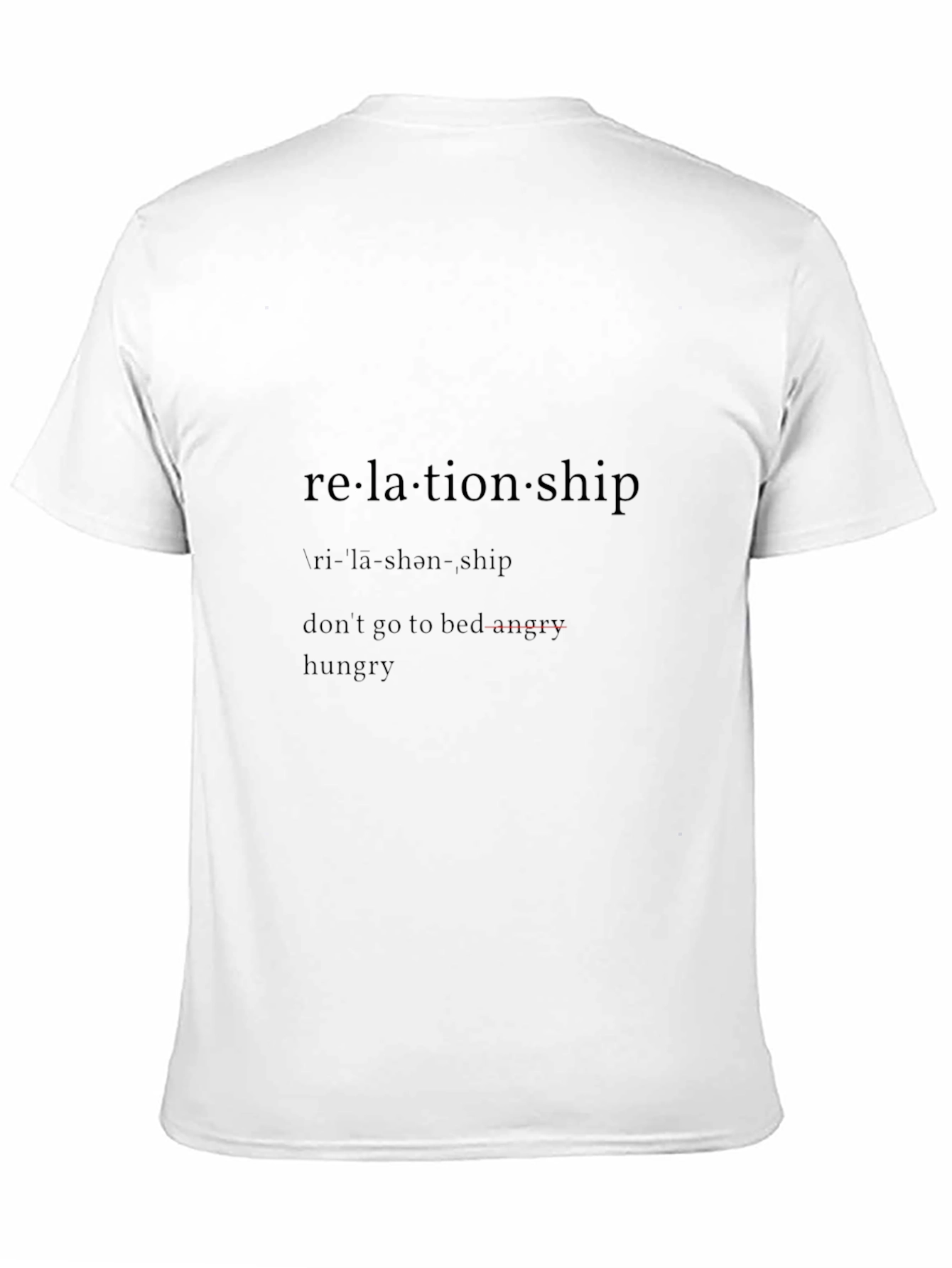 Relationship Definition Black T-Shirt