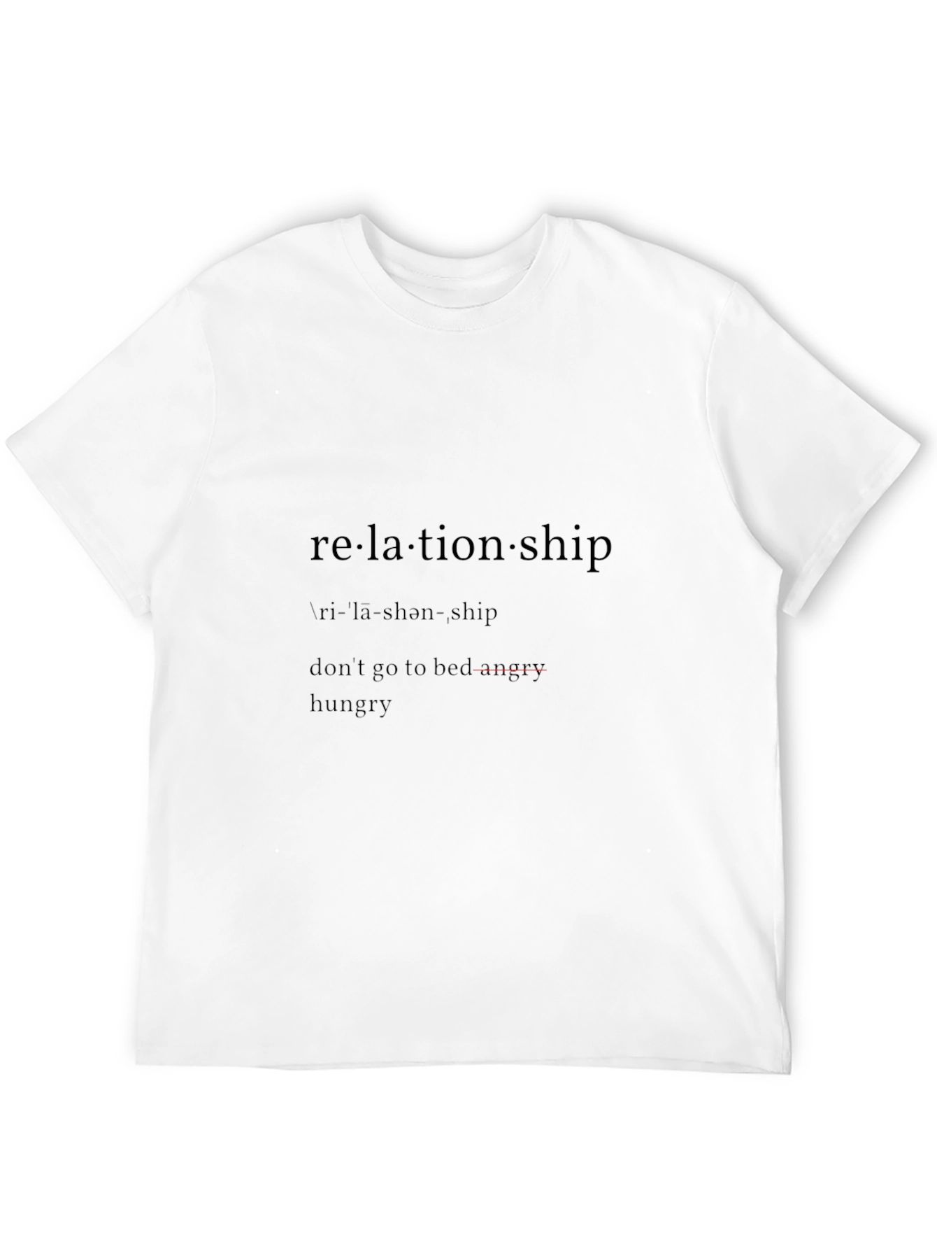 Relationship Definition Black T-Shirt