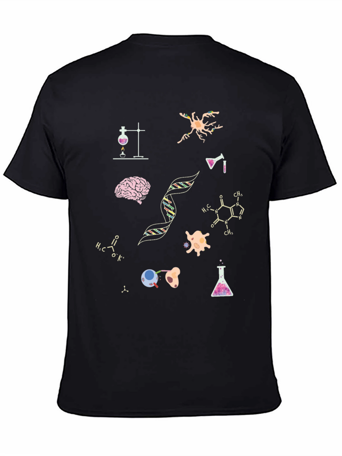 Science T-Shirt - Brain DNA Cells!