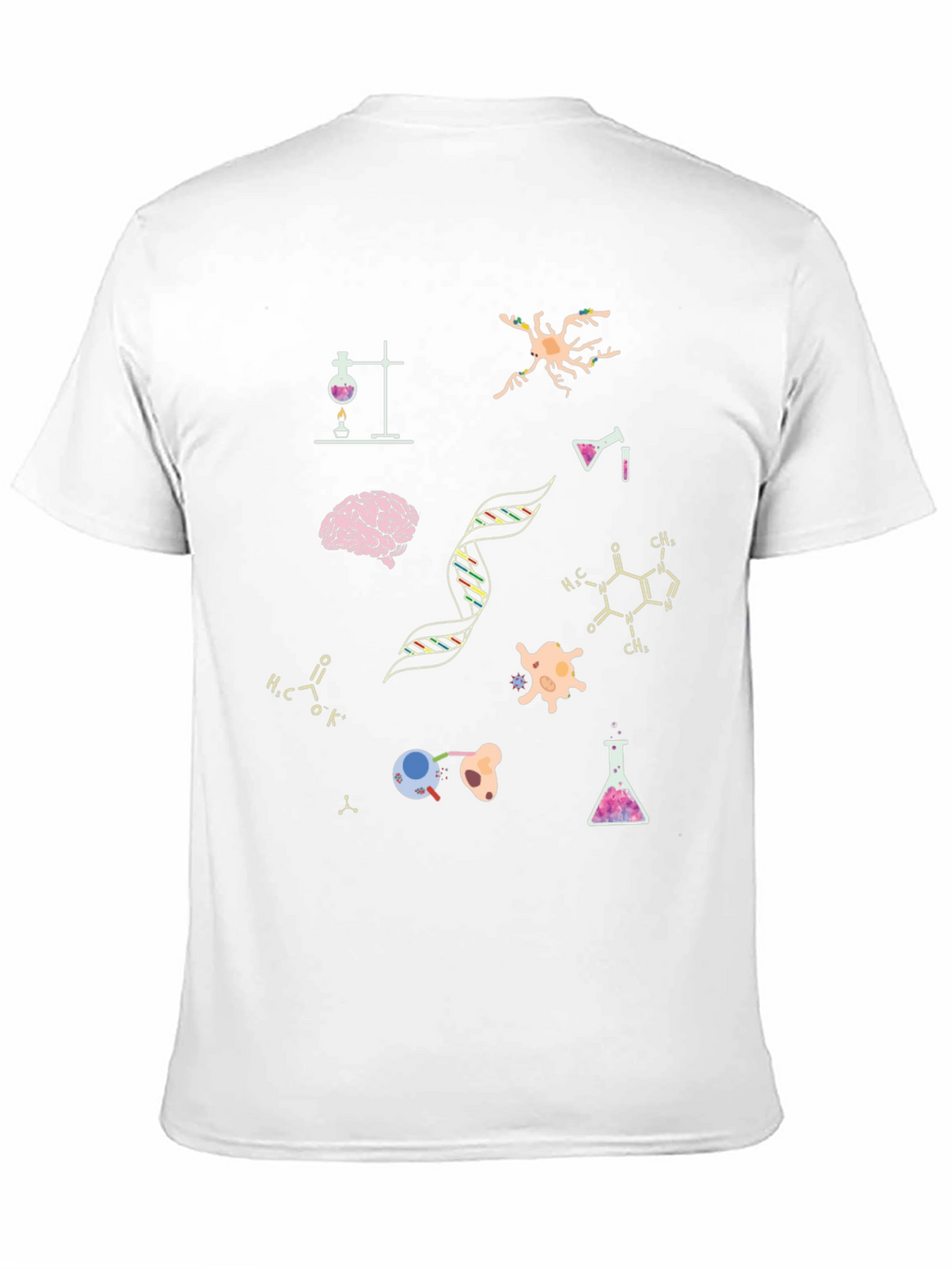 Science T-Shirt - Brain DNA Cells!
