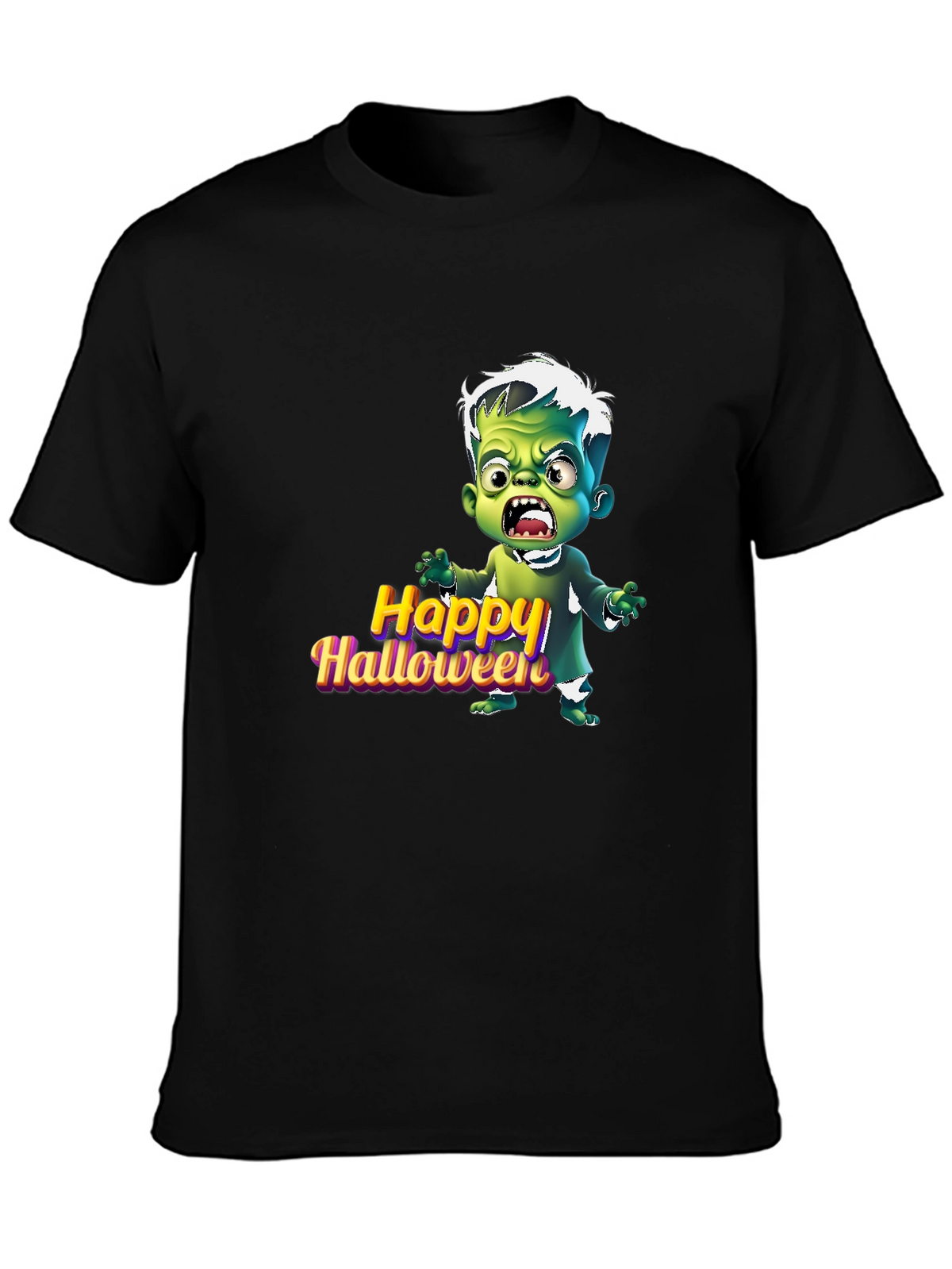 Happy Halloween Cartoon Monster T-Shirt