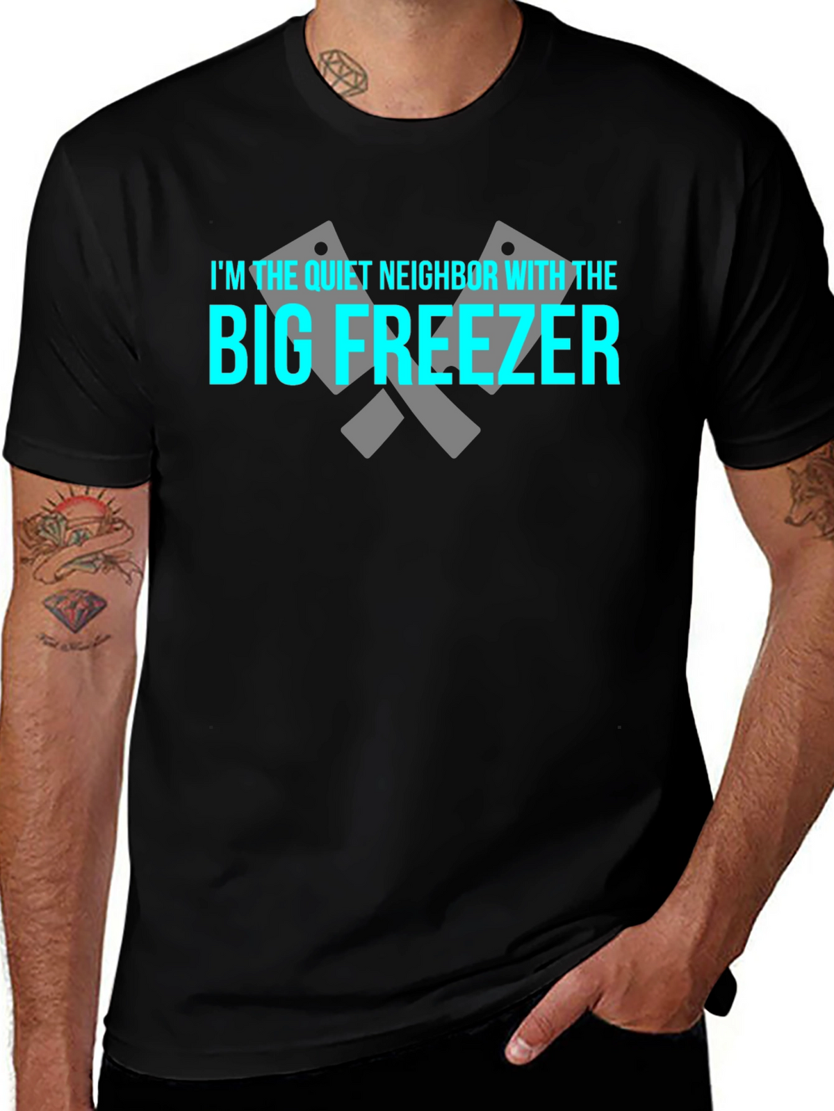 Quiet Neighbor Big Freezer Graphic Tee
