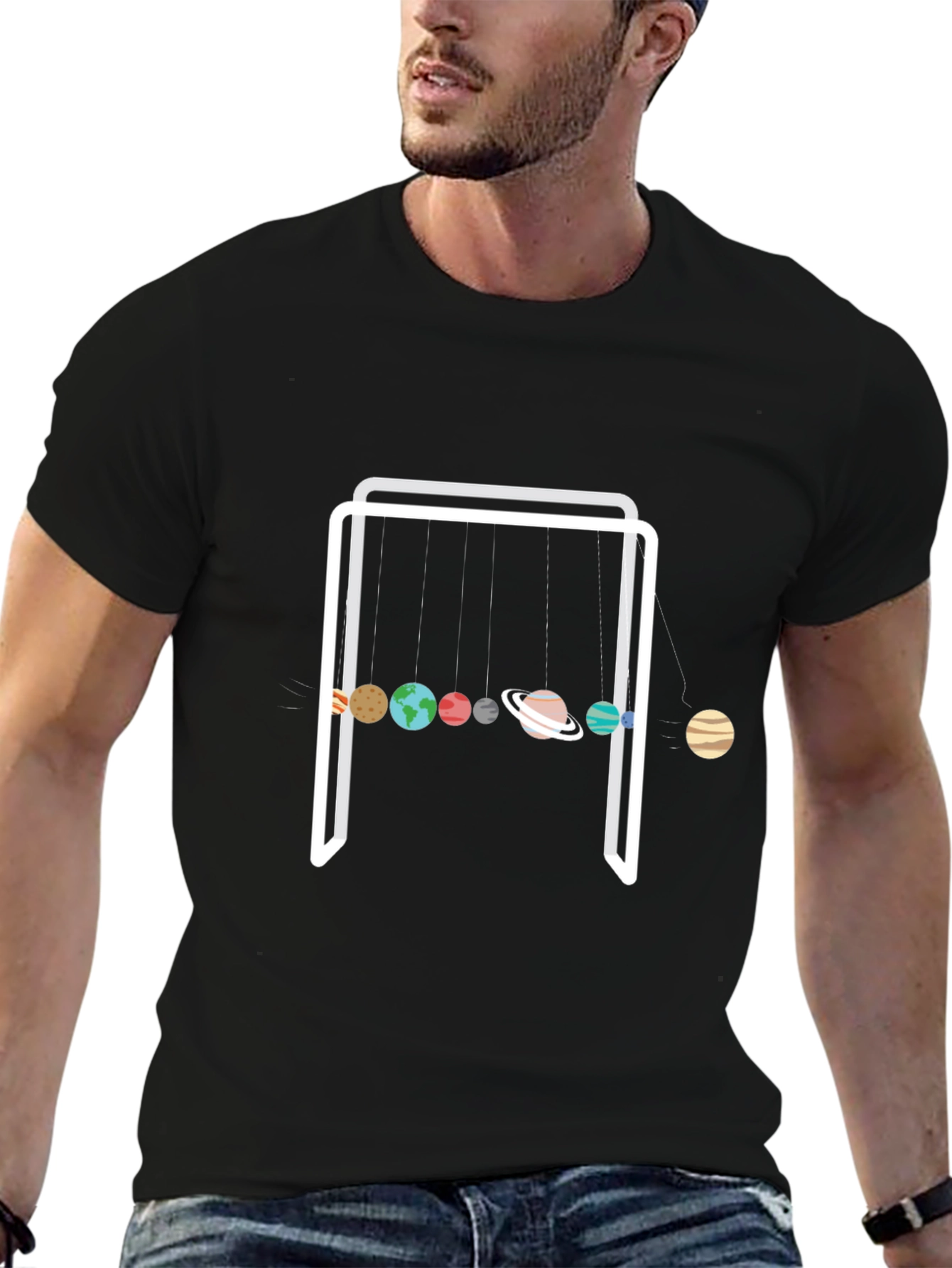 Planetary Pendulum Graphic T-Shirt
