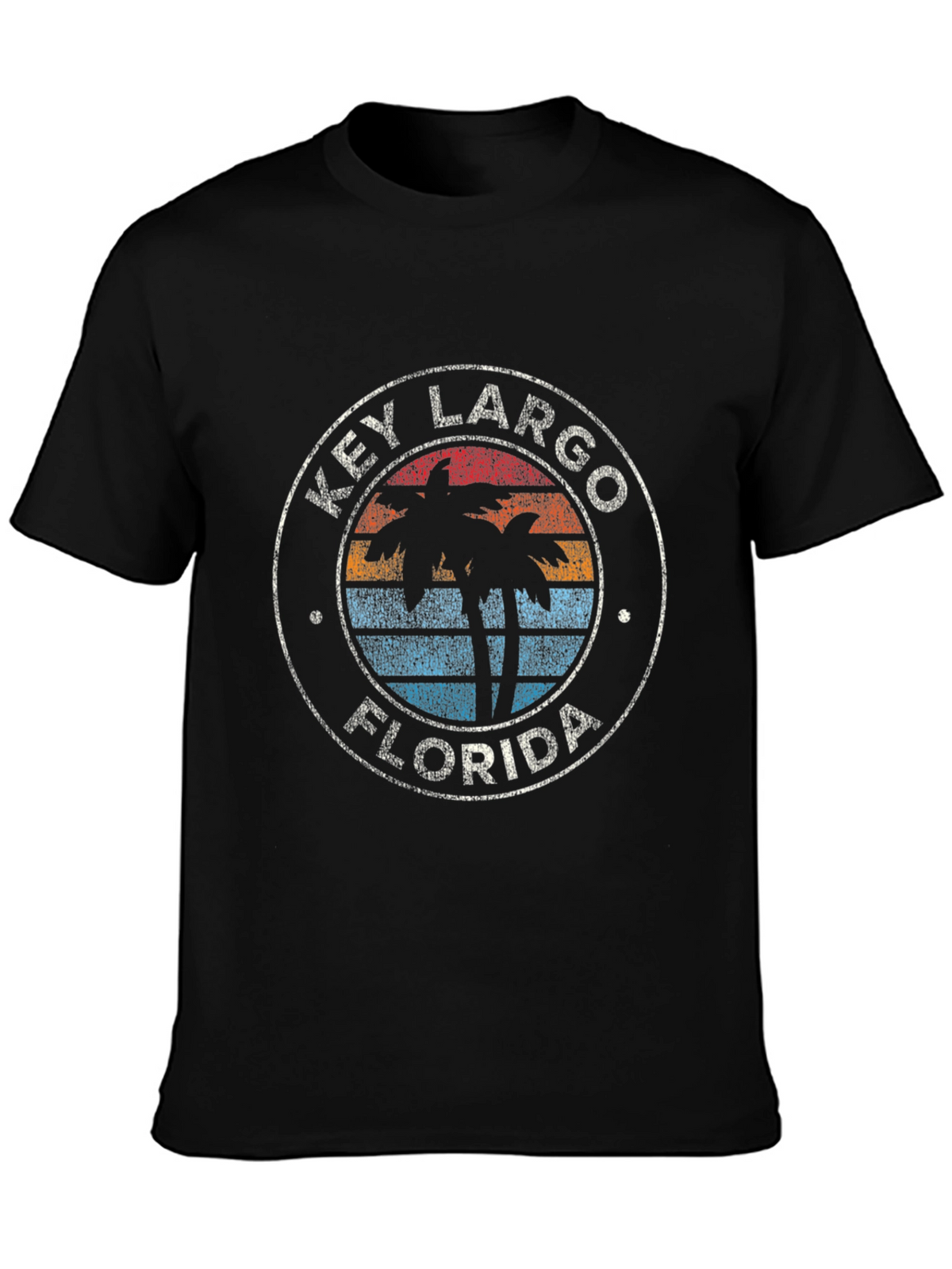 Key Largo Florida Palm Tree T-Shirt