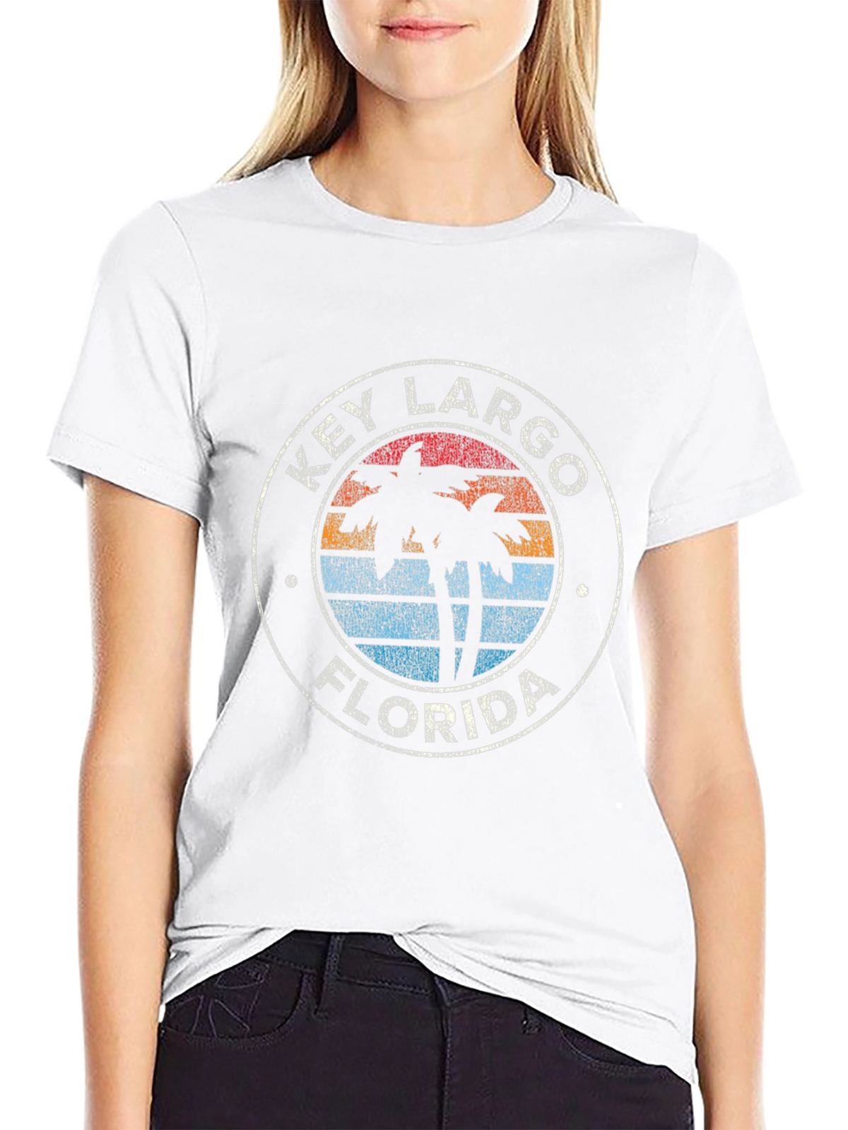 Key Largo Florida Palm Tree T-Shirt
