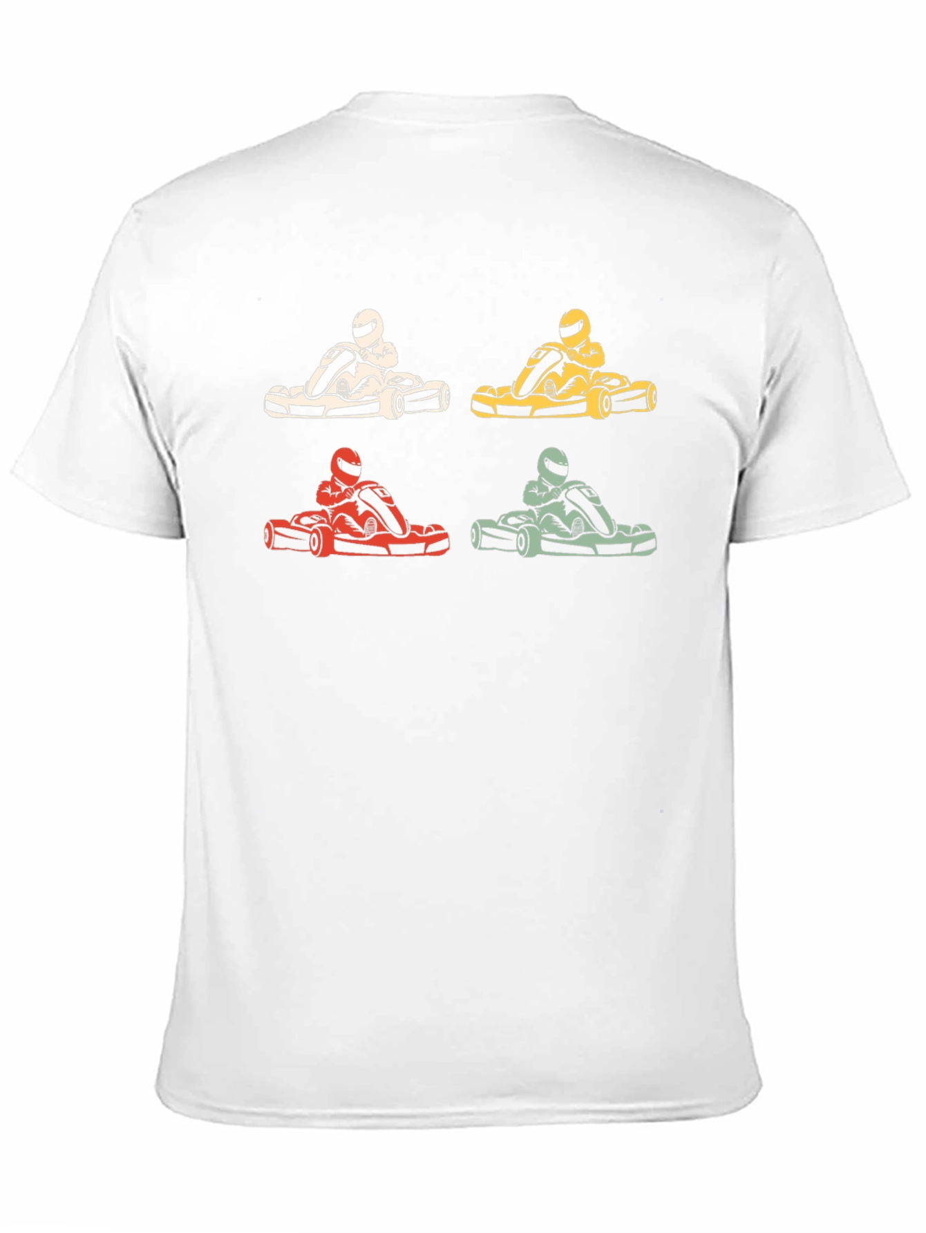 Retro Kart Racing Graphic Tee - Black