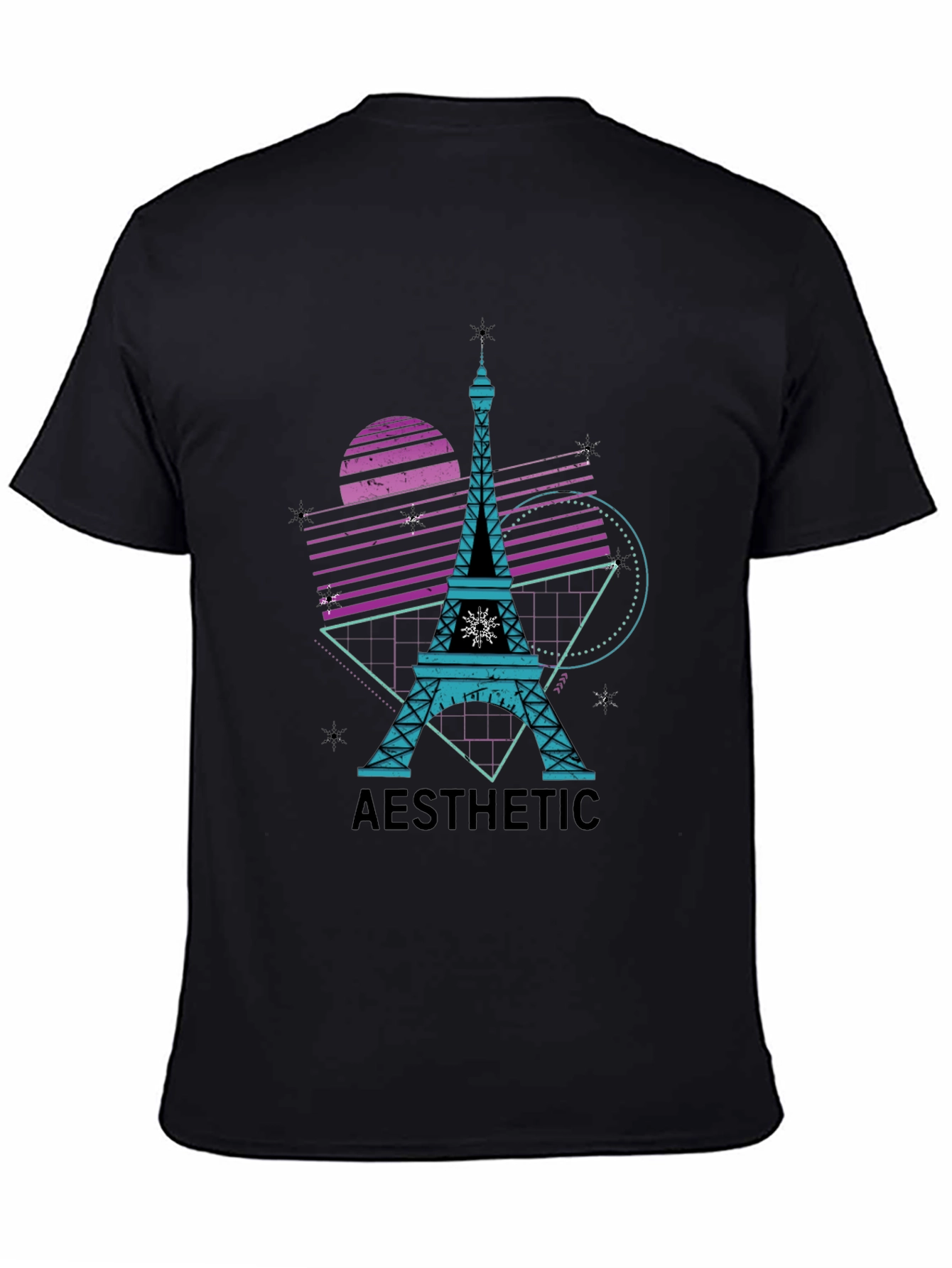 Aesthetic Paris Eiffel Tower Graphic Tee
