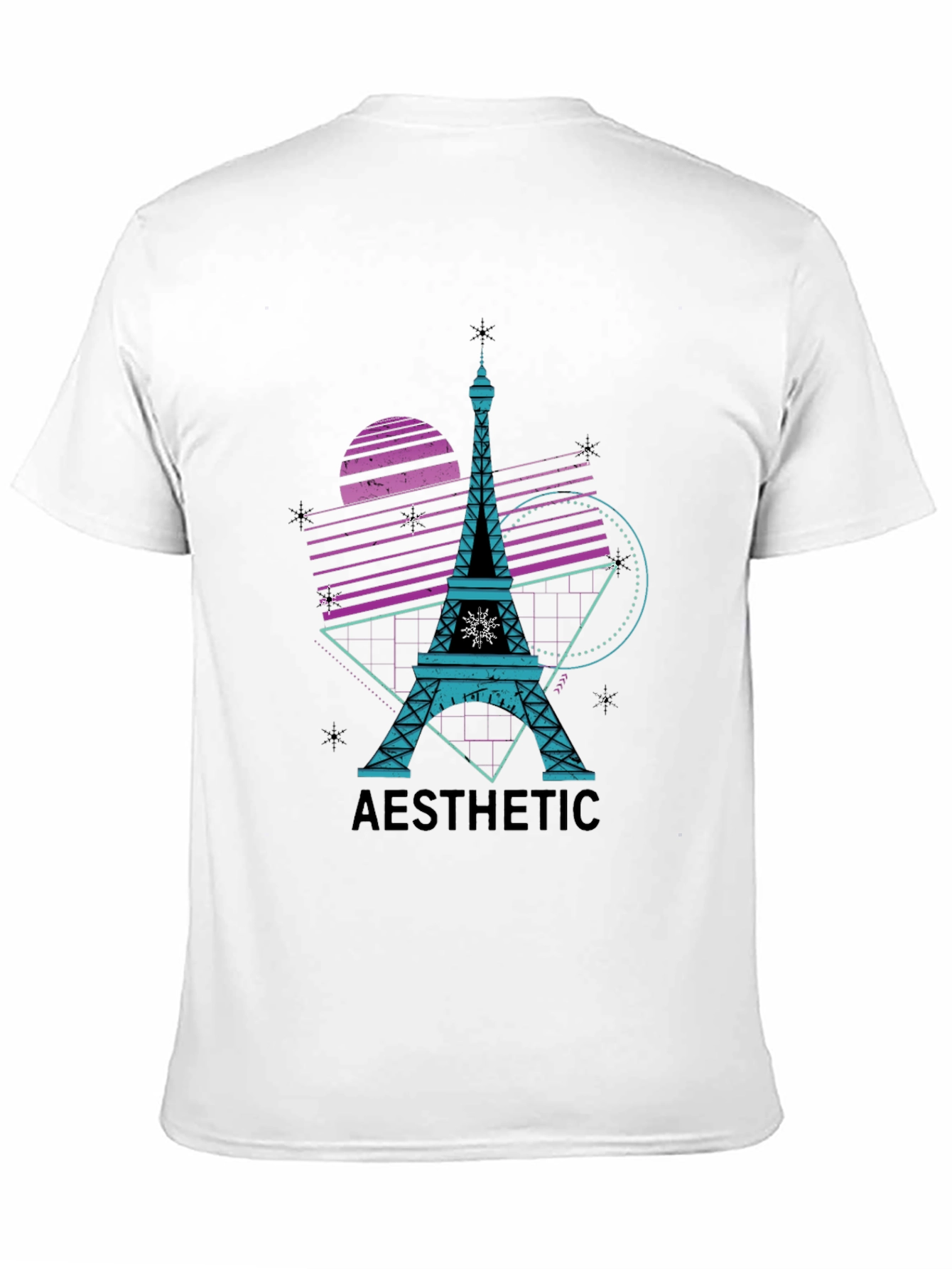 Aesthetic Paris Eiffel Tower Graphic Tee