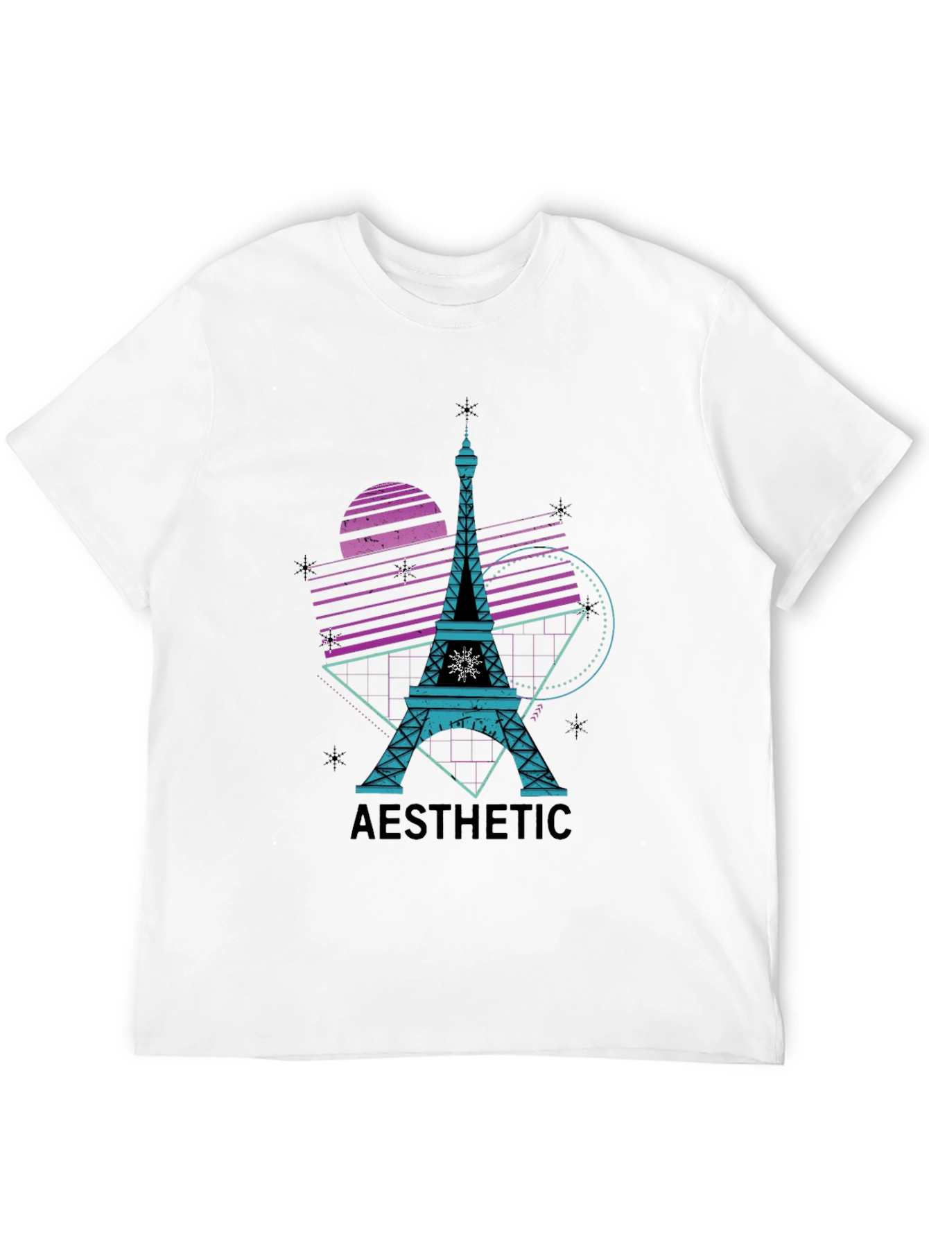 Aesthetic Paris Eiffel Tower Graphic Tee