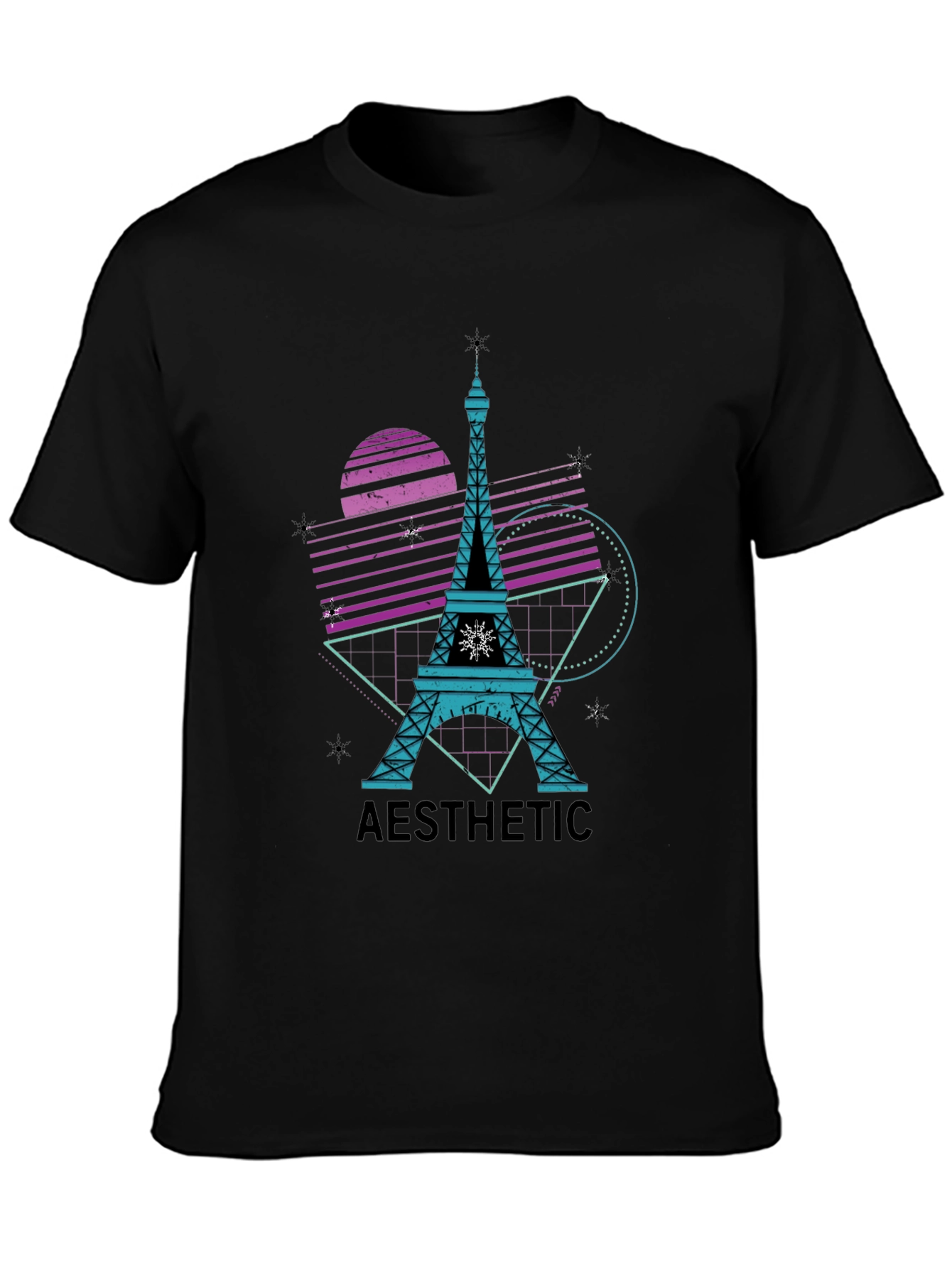 Aesthetic Paris Eiffel Tower Graphic Tee