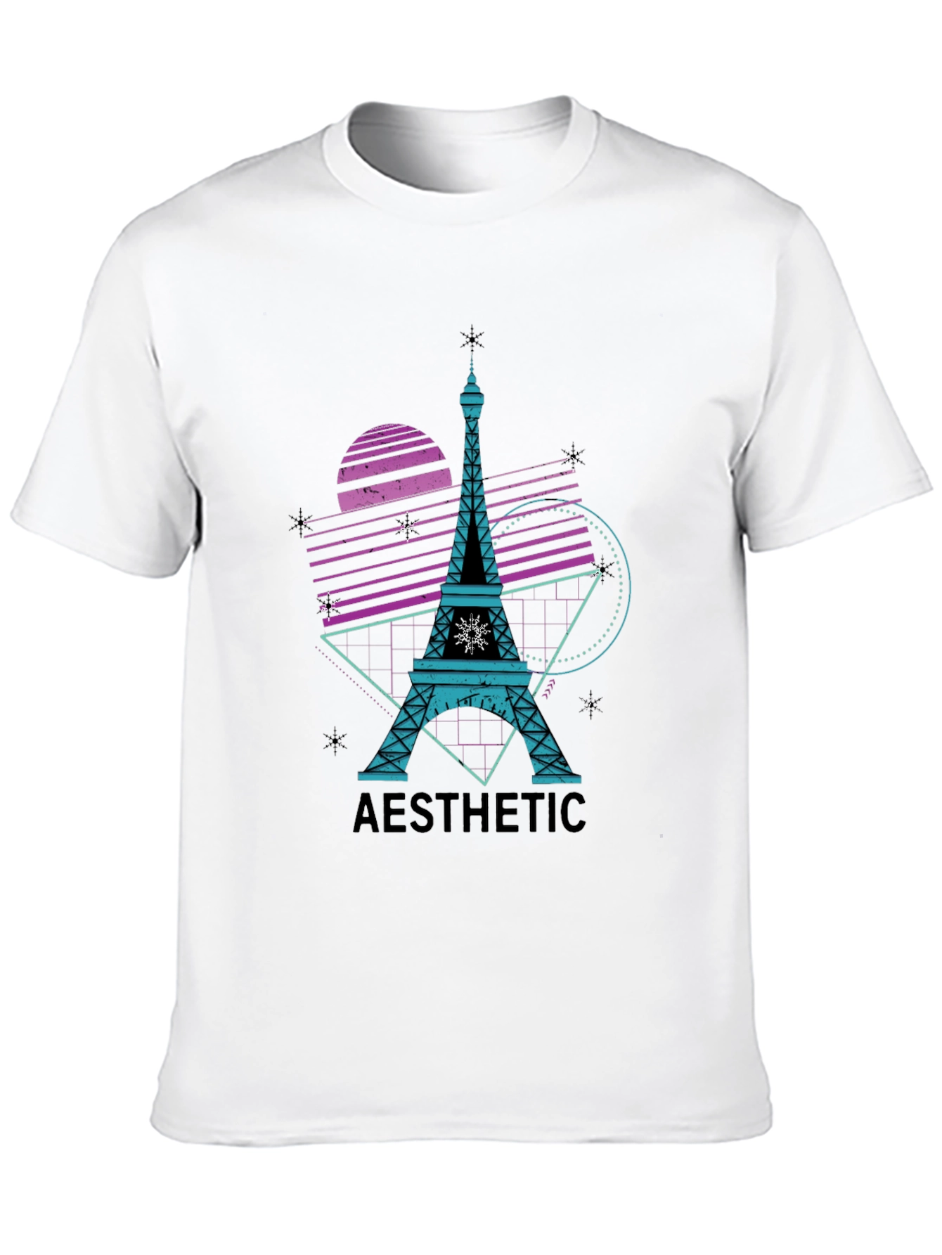 Aesthetic Paris Eiffel Tower Graphic Tee