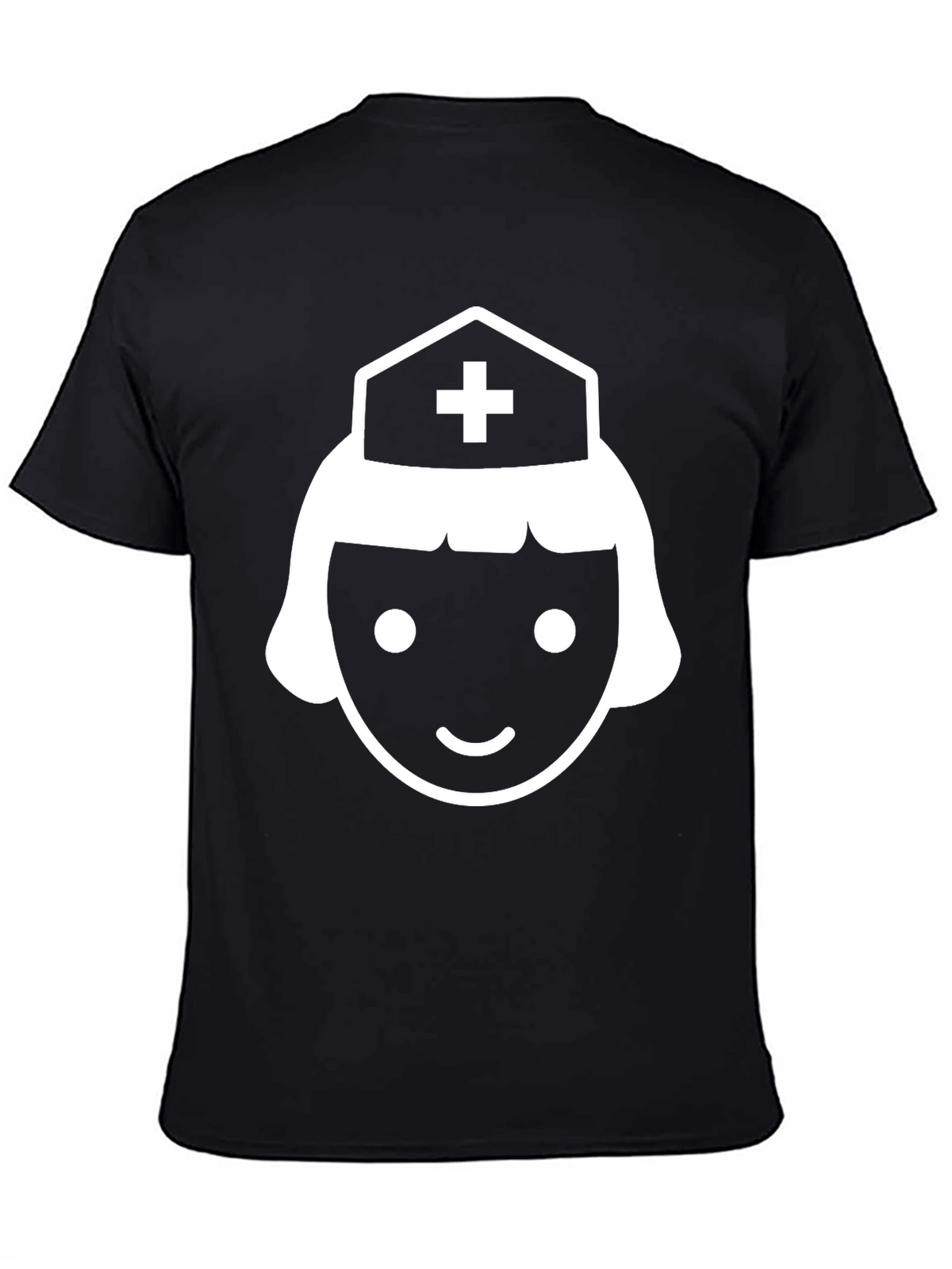 Nurse Graphic Tee - Unisex Black Cotton T-Shirt