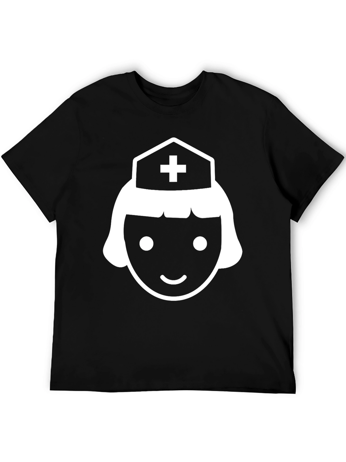 Nurse Graphic Tee - Unisex Black Cotton T-Shirt