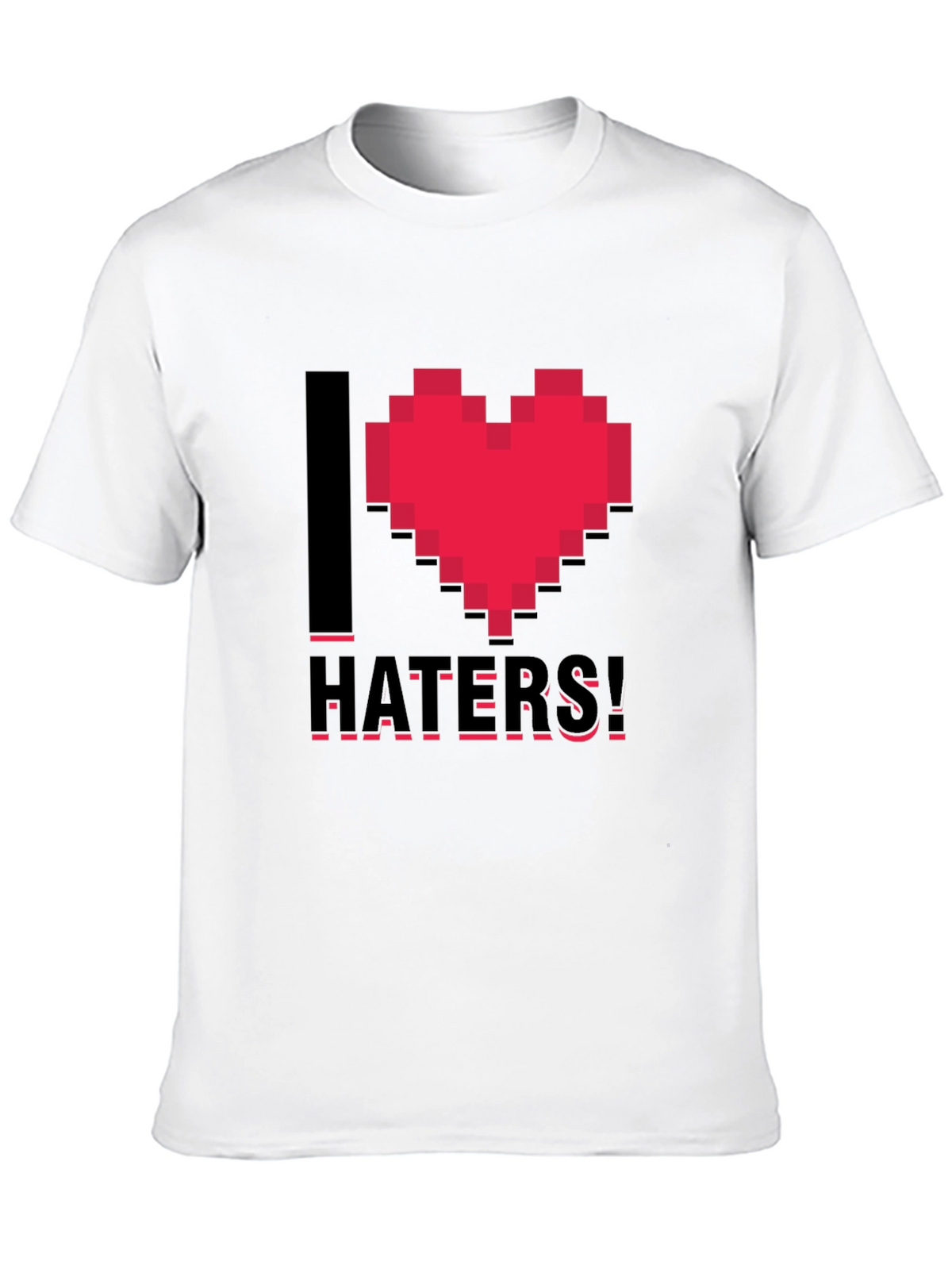 I Heart Haters Black T-Shirt