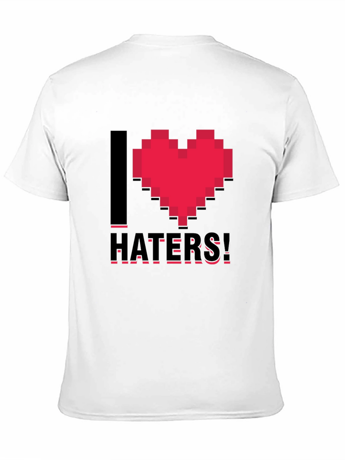 I Heart Haters Black T-Shirt