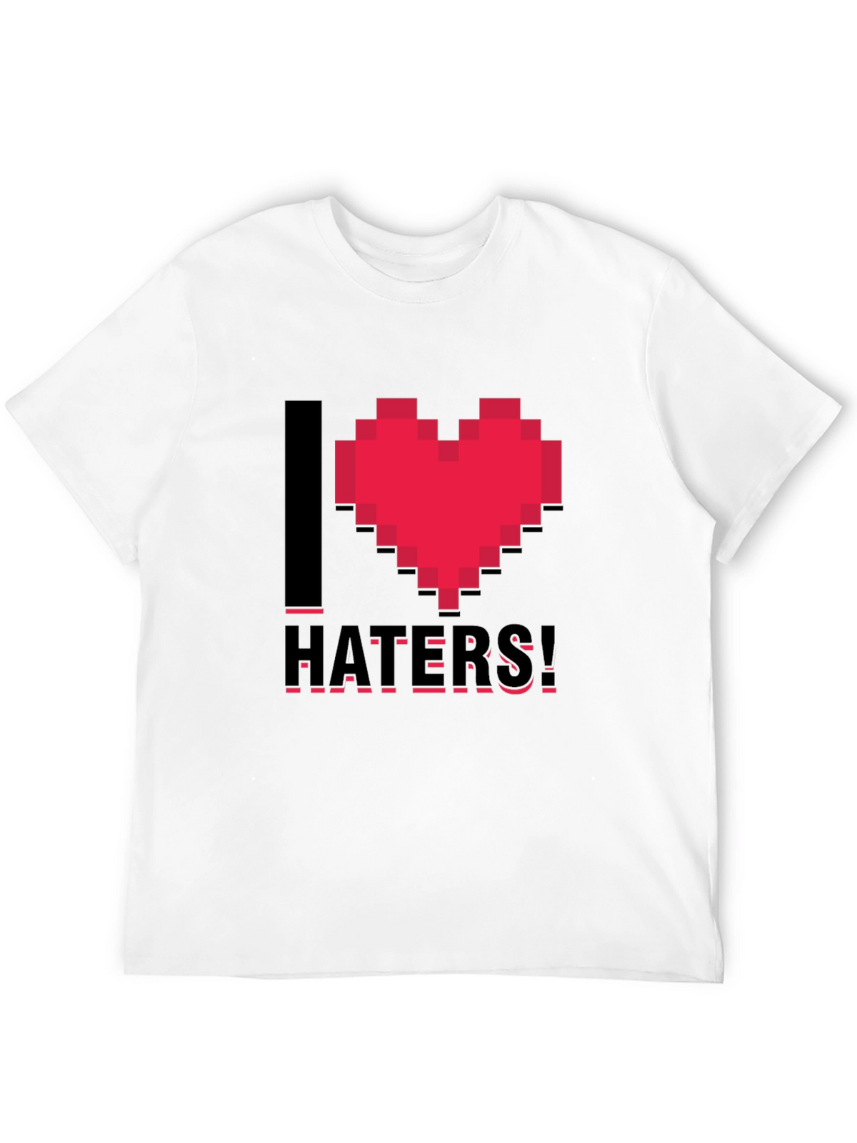 I Heart Haters Black T-Shirt