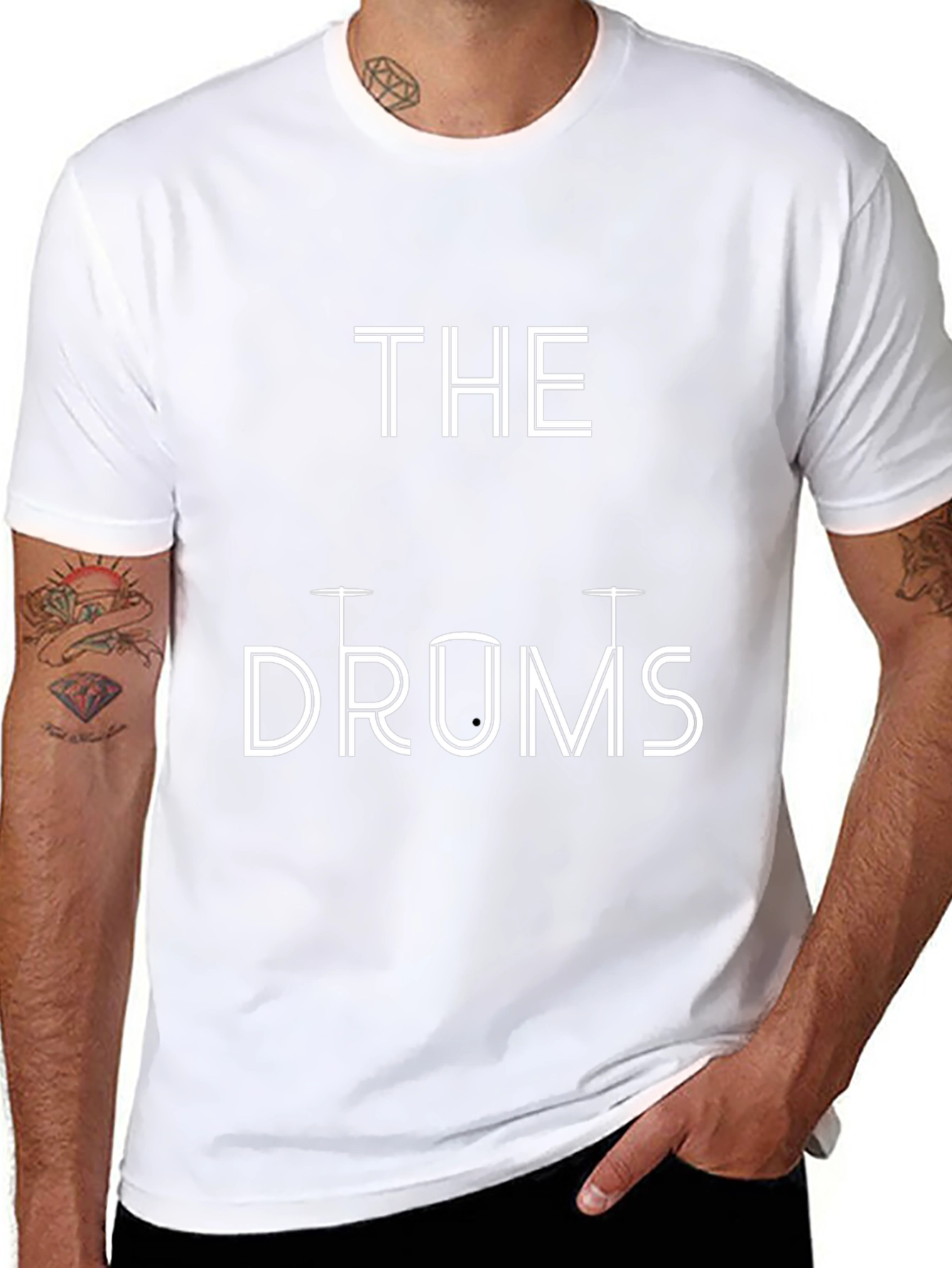 The Drums Graphic Tee - Music Lovers T-Shirt