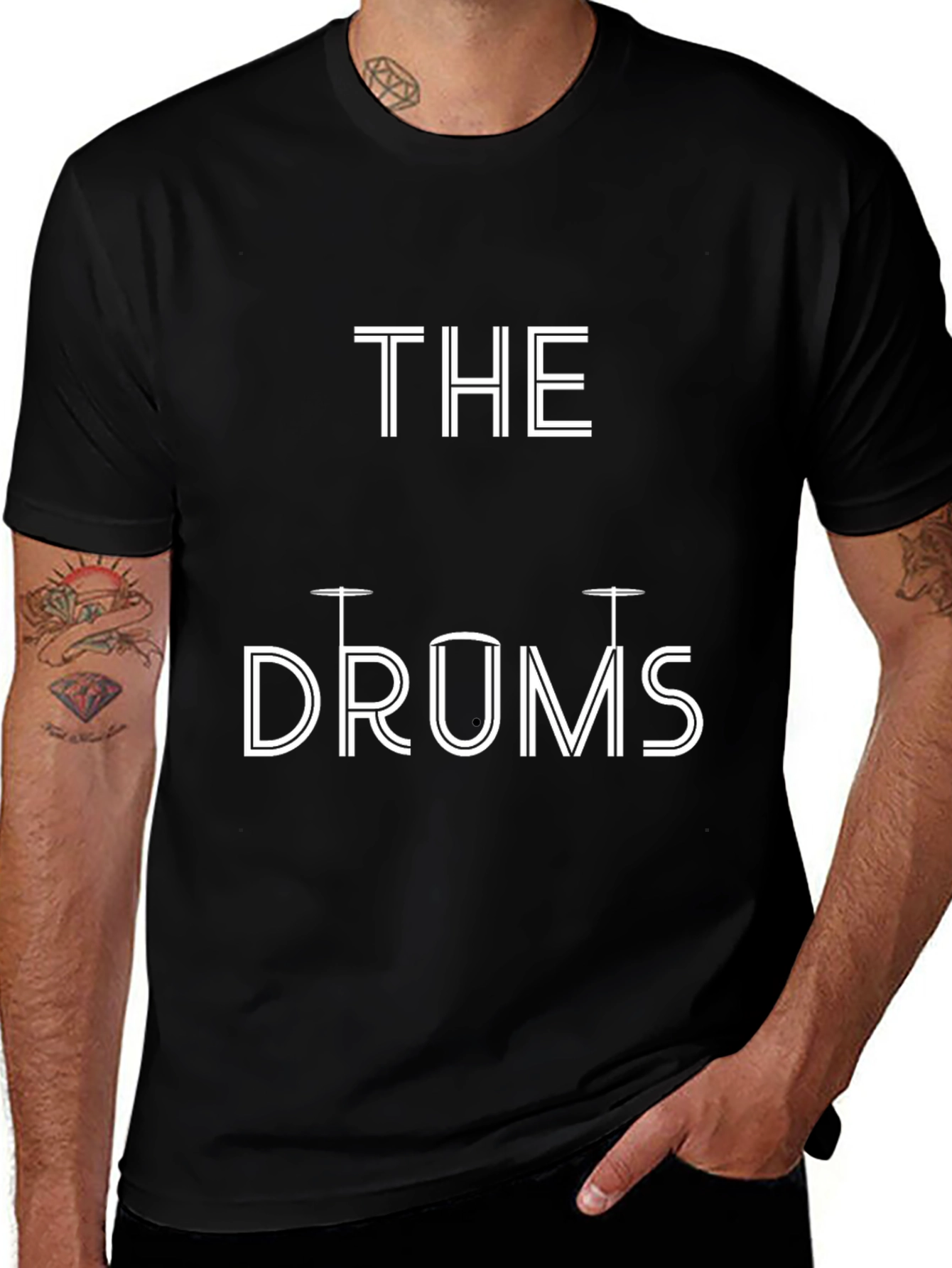The Drums Graphic Tee - Music Lovers T-Shirt