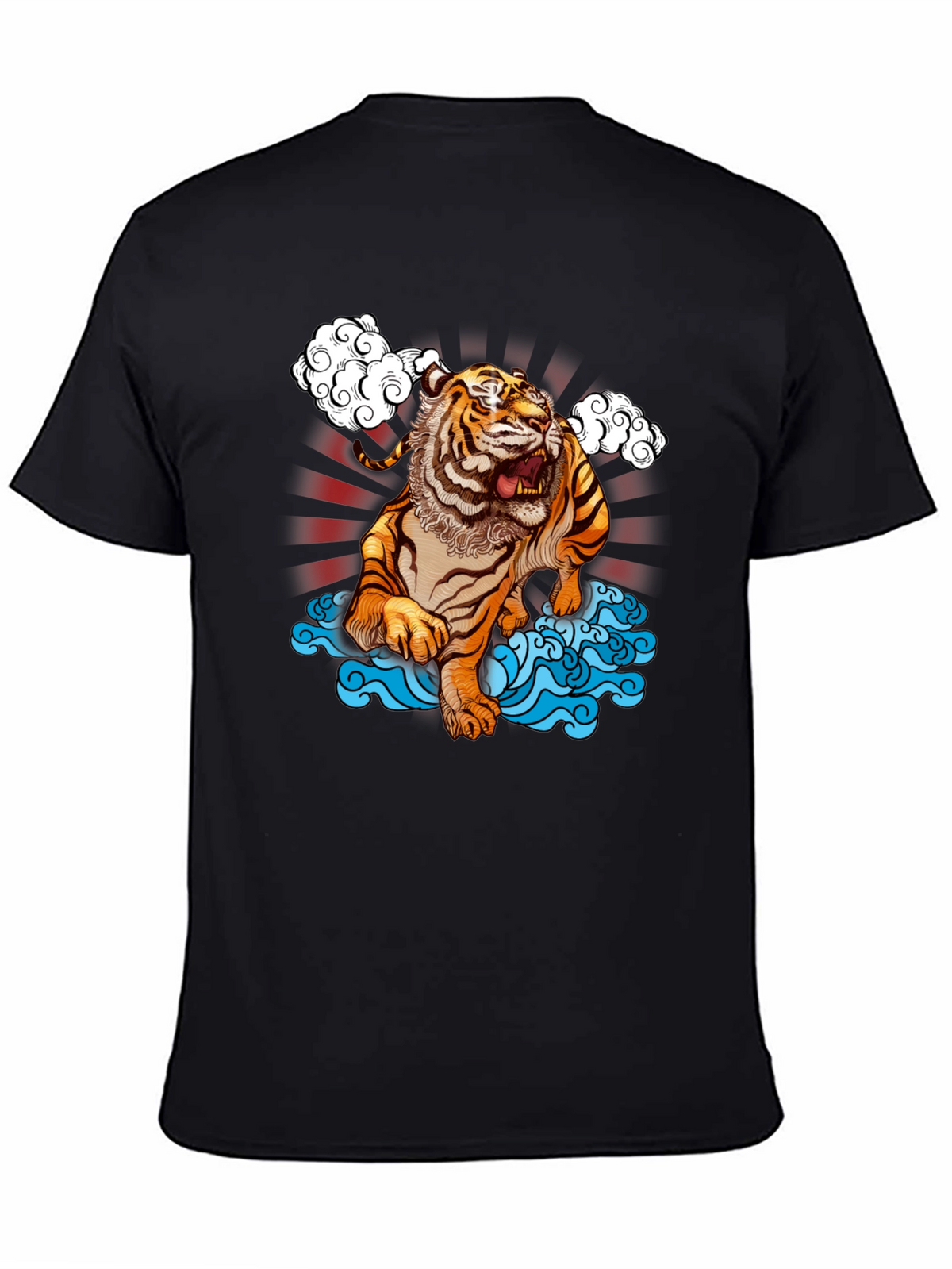 Tiger T-Shirt - Black Graphic Tee