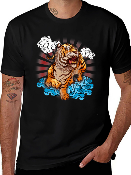 Tiger T-Shirt - Black Graphic Tee