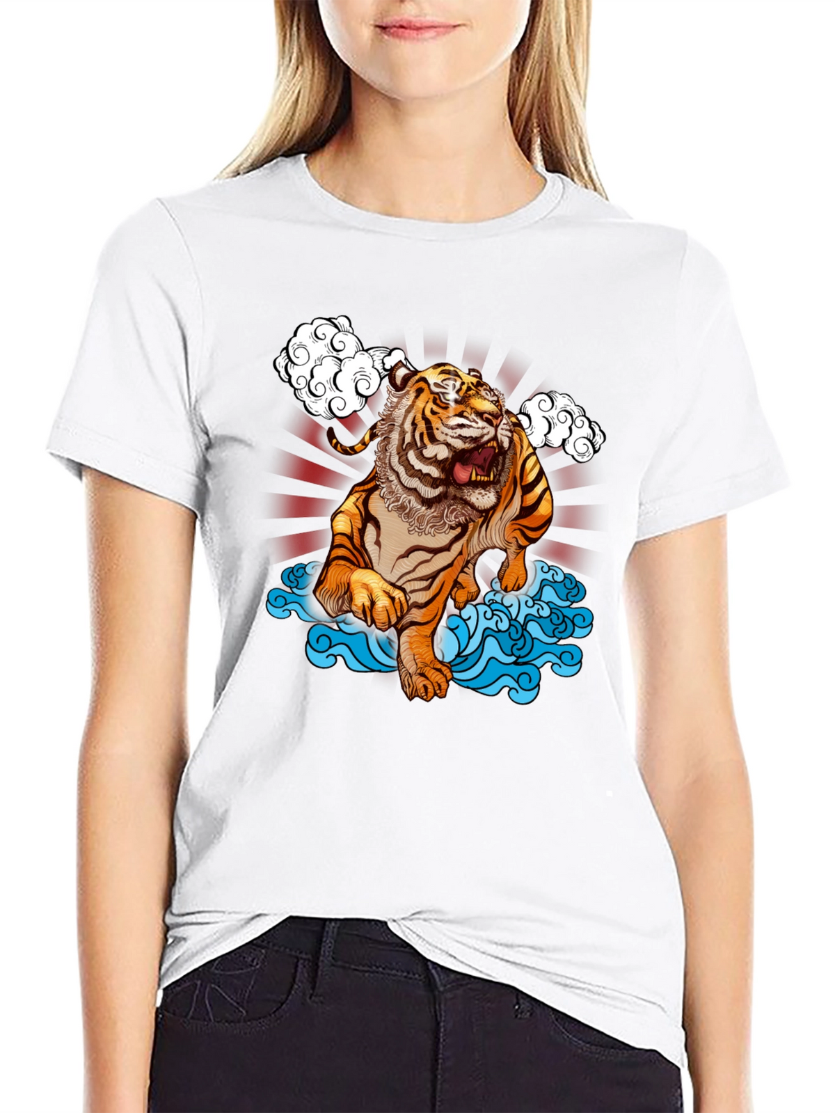 Tiger T-Shirt - Black Graphic Tee