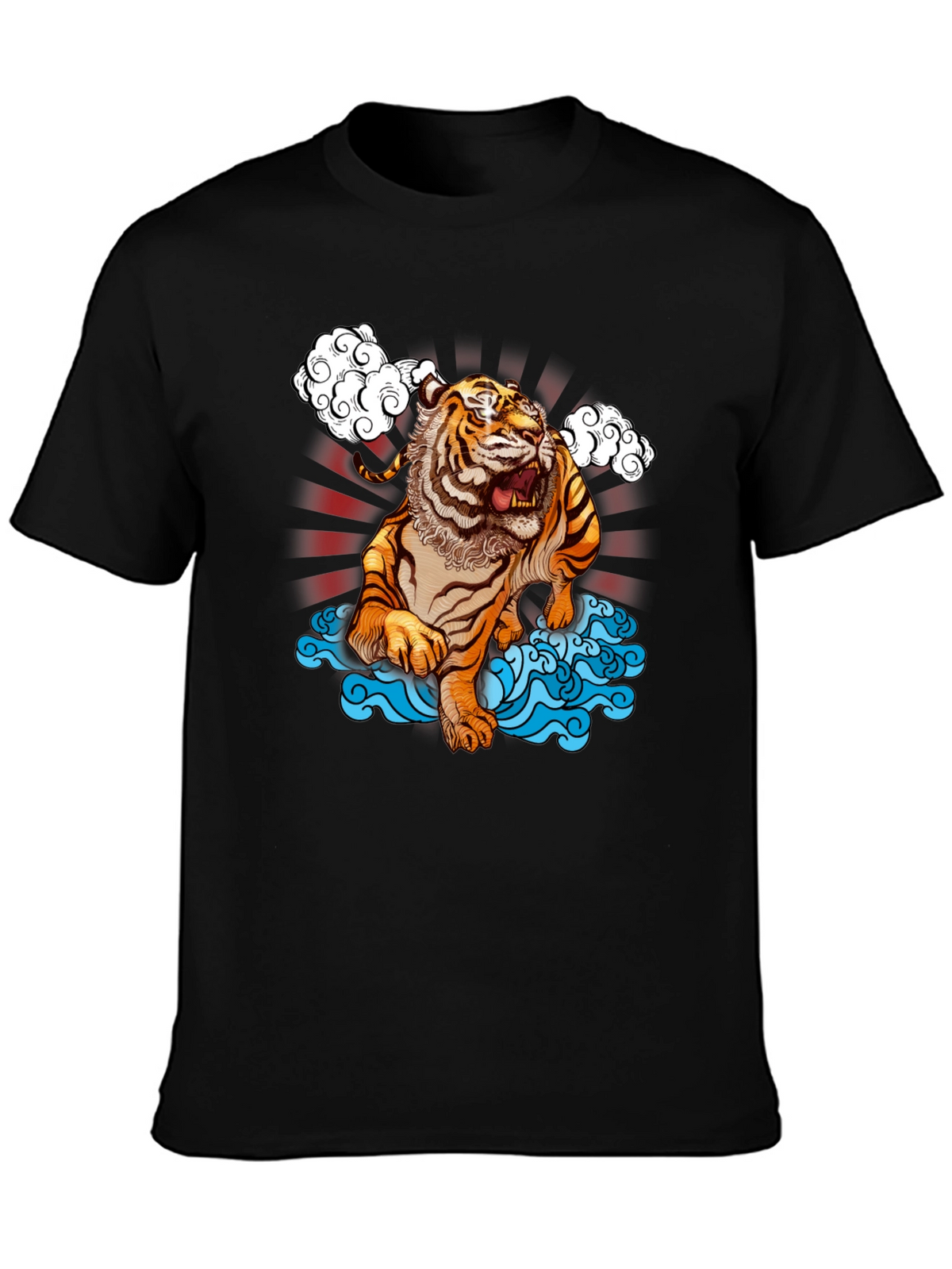 Tiger T-Shirt - Black Graphic Tee