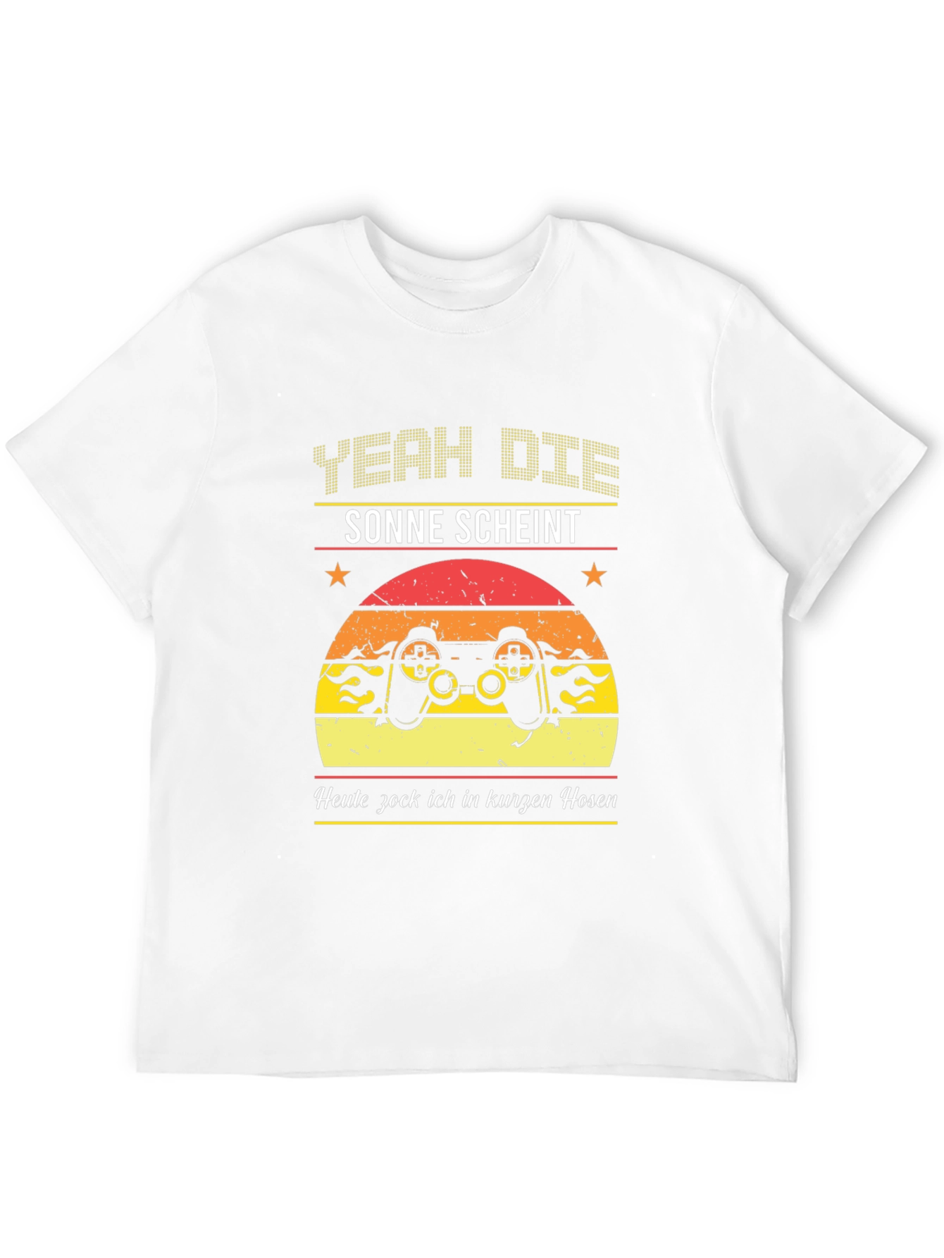 Yeah Dice Sonne Scheint Gaming Black T-Shirt