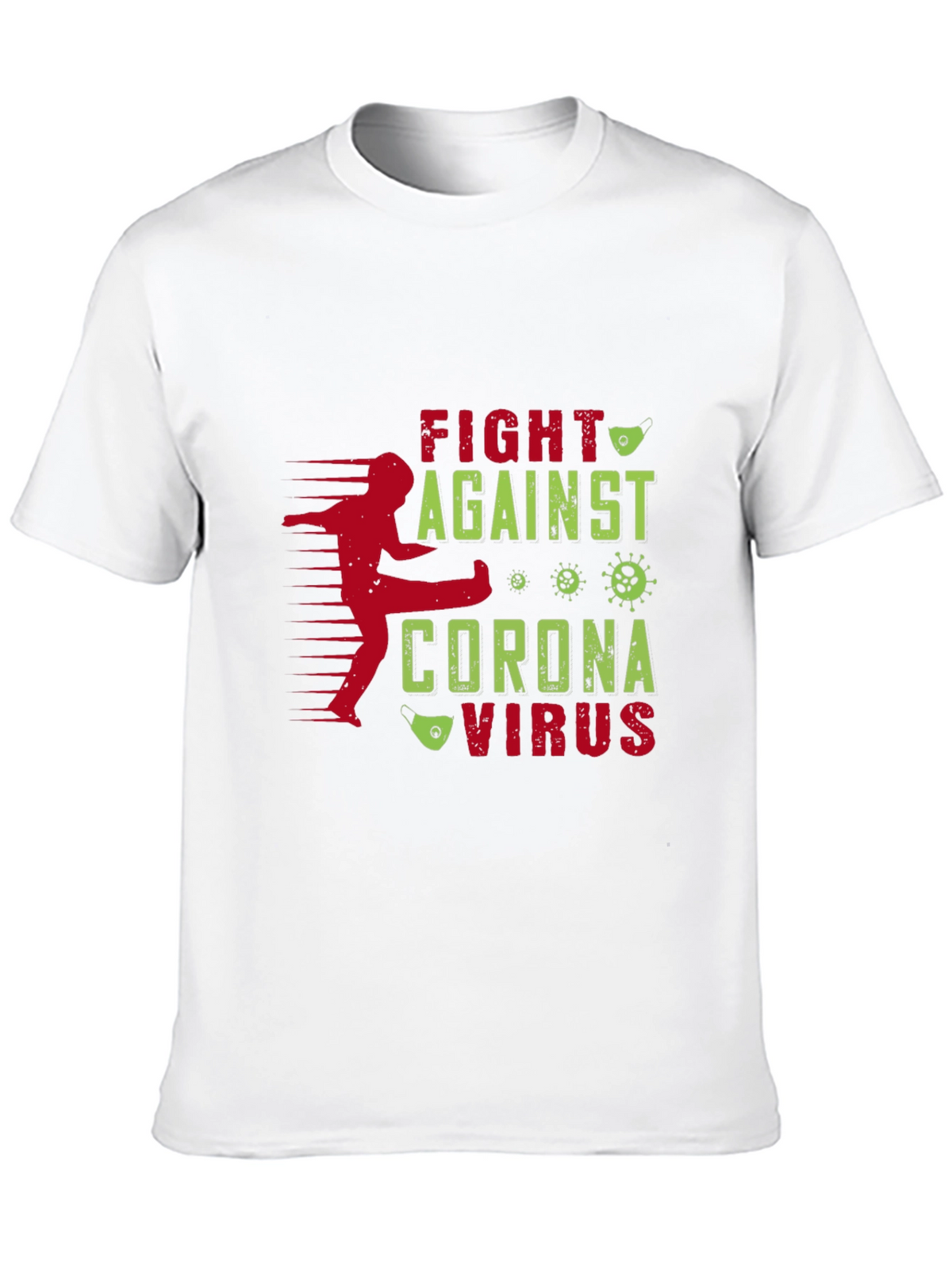 Fight Corona Virus Graphic T-Shirt
