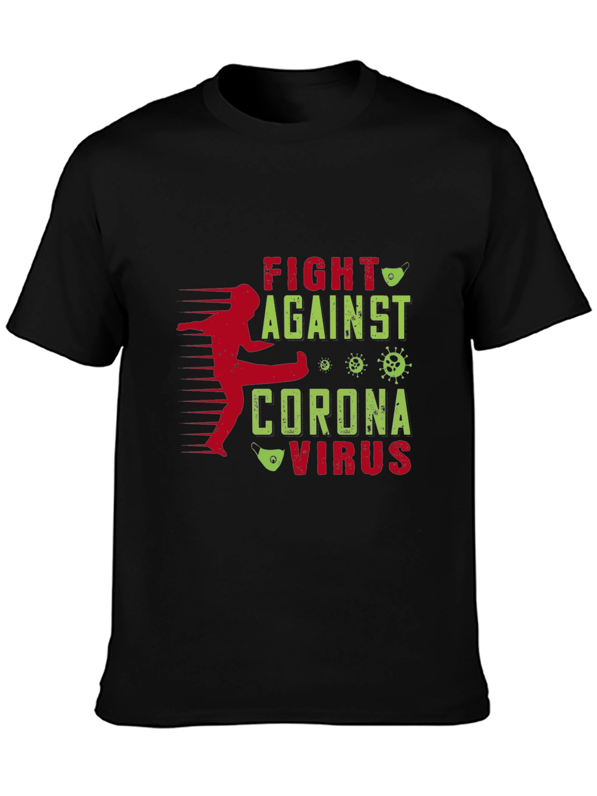 Fight Corona Virus Graphic T-Shirt