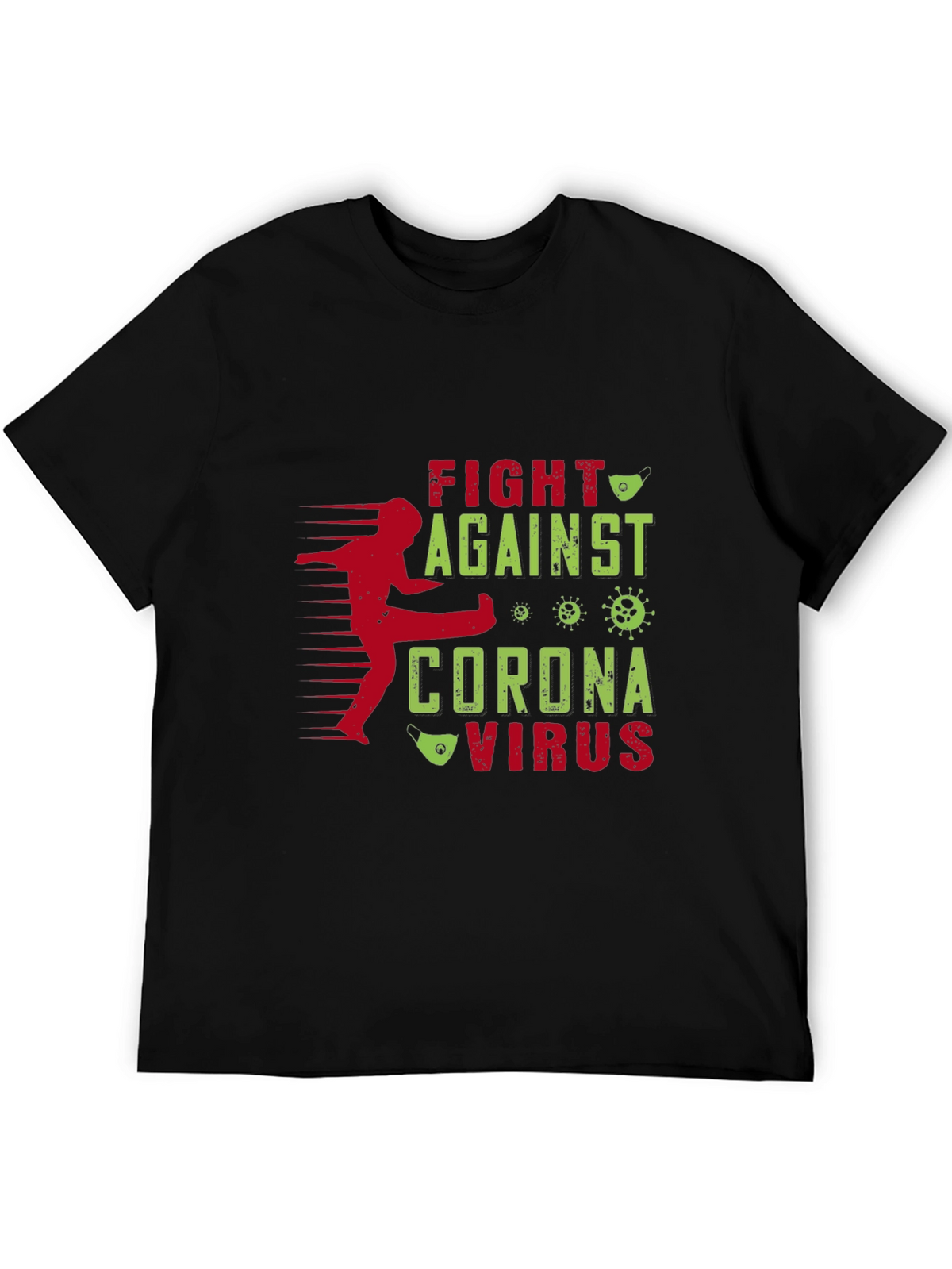 Fight Corona Virus Graphic T-Shirt