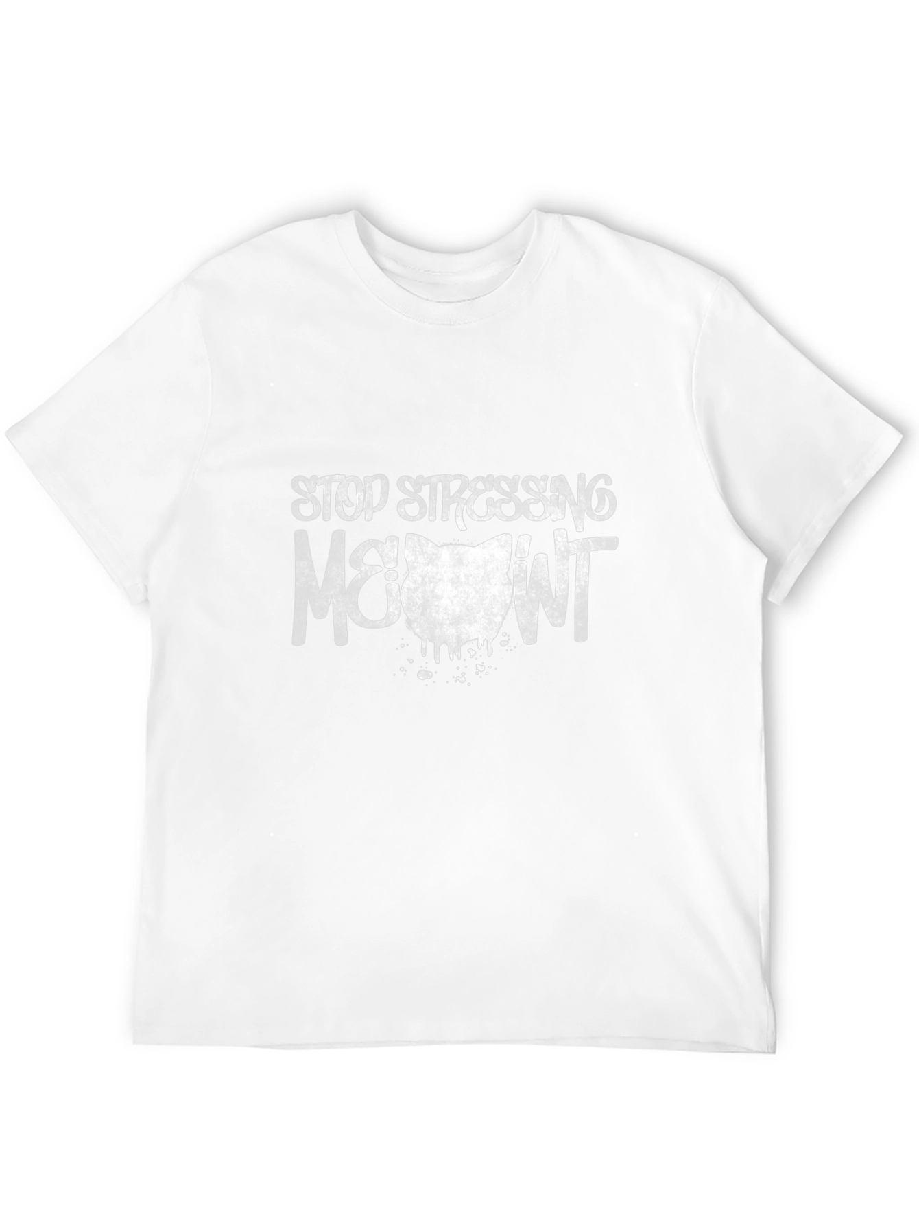 Stop Stressing Meowt Black Cat T-Shirt