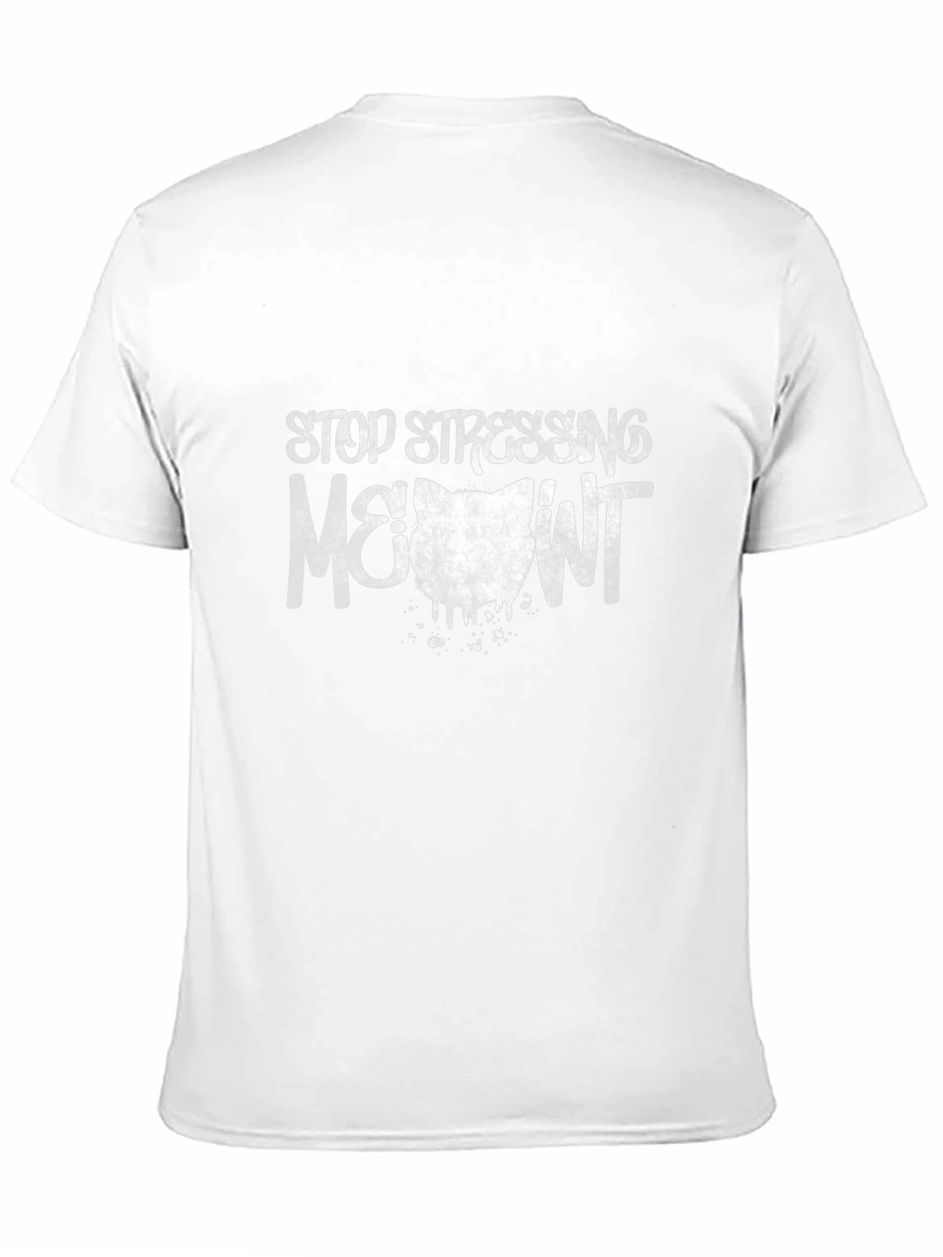 Stop Stressing Meowt Black Cat T-Shirt