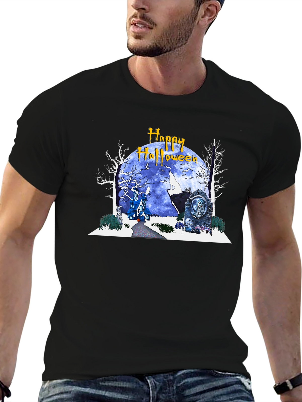 Halloween Moon T-Shirt