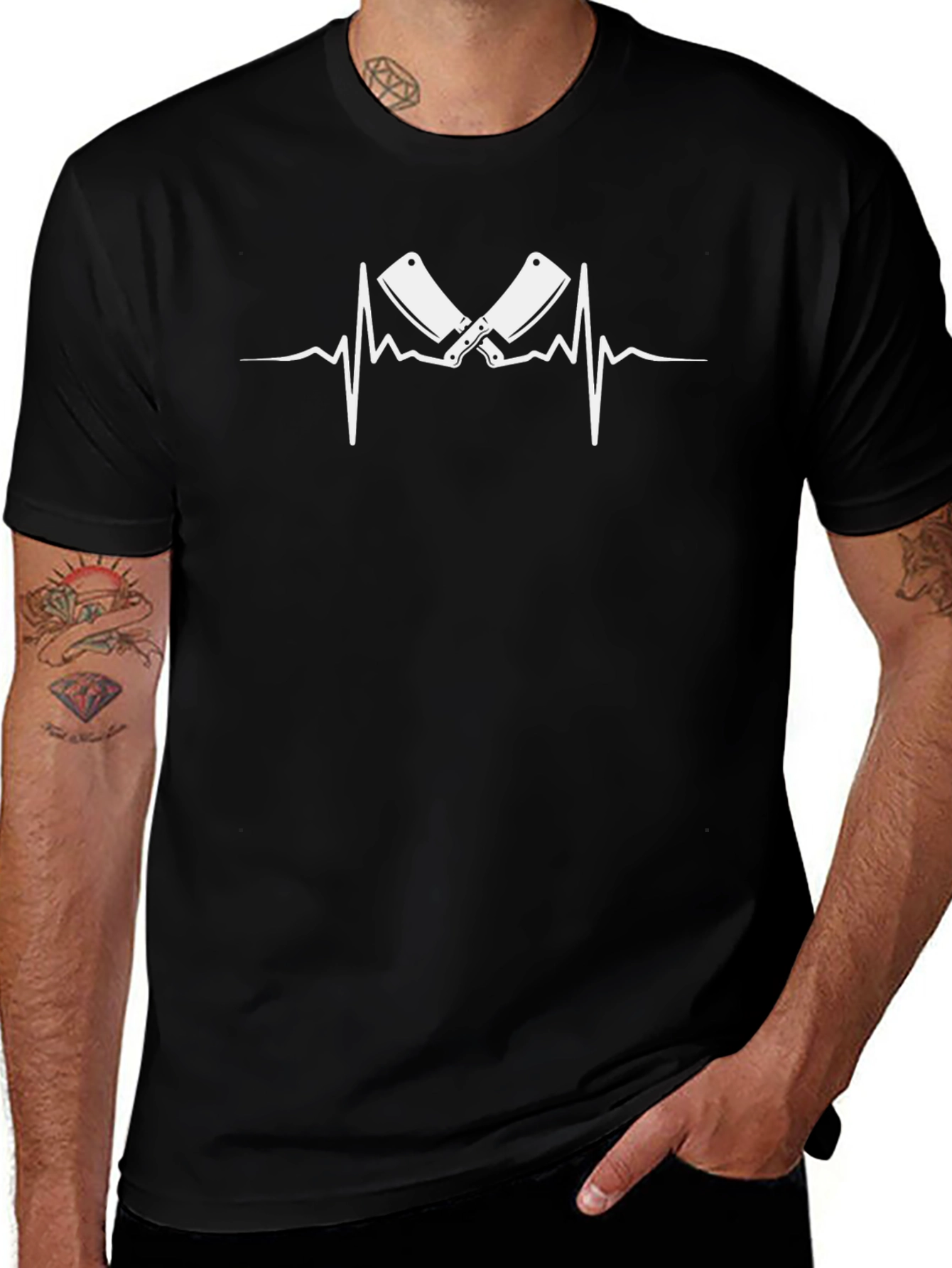 Butchers Heartbeat T-Shirt - Culinary Passion