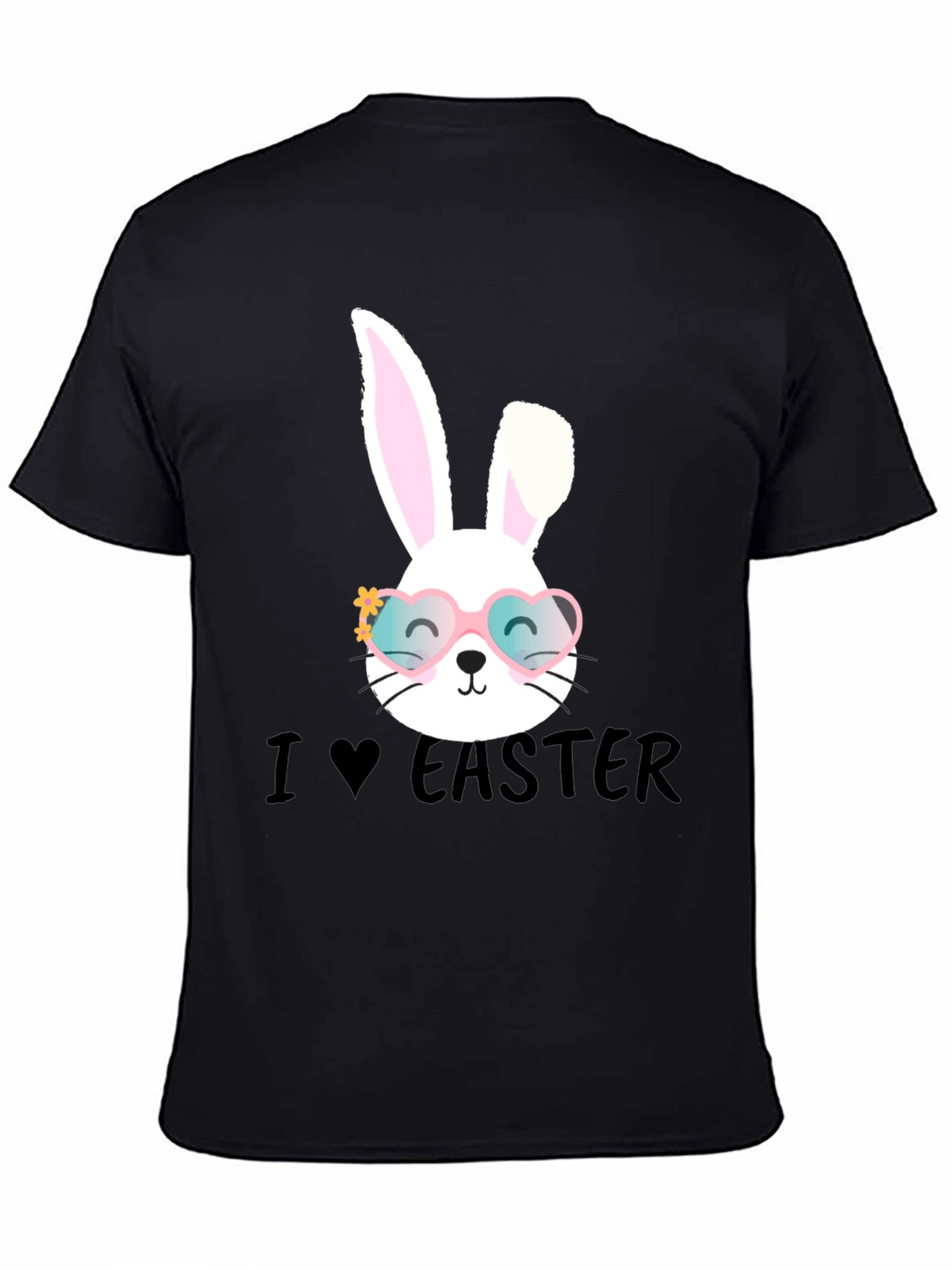 I Love Easter Bunny Heart Glasses T-Shirt