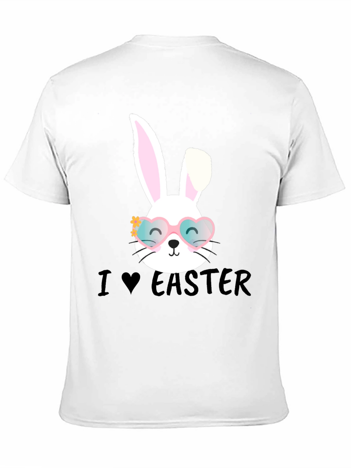 I Love Easter Bunny Heart Glasses T-Shirt