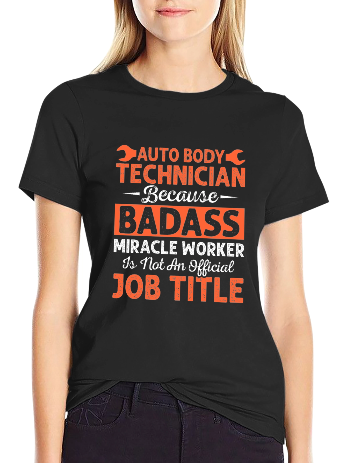Auto Body Technician Badass Graphic Tee