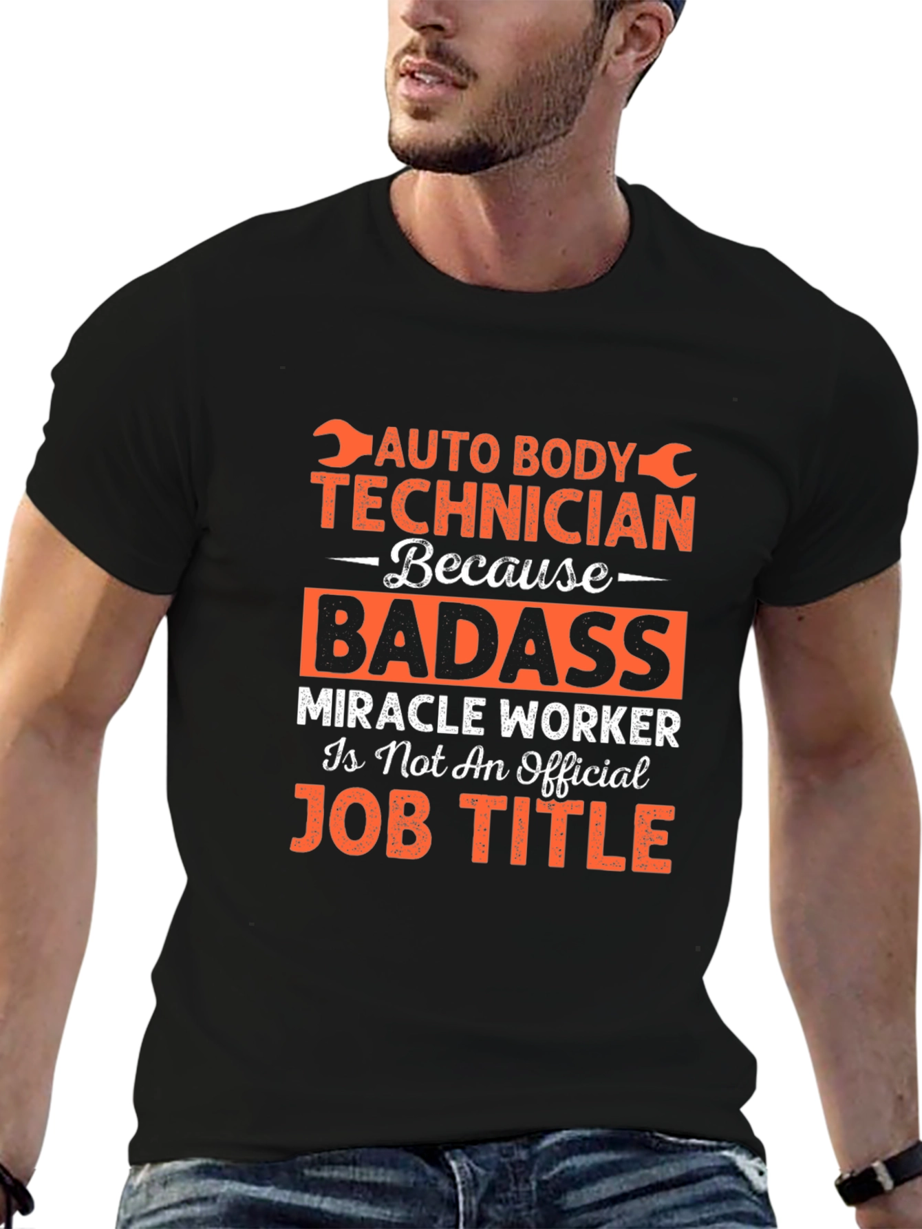 Auto Body Technician Badass Graphic Tee