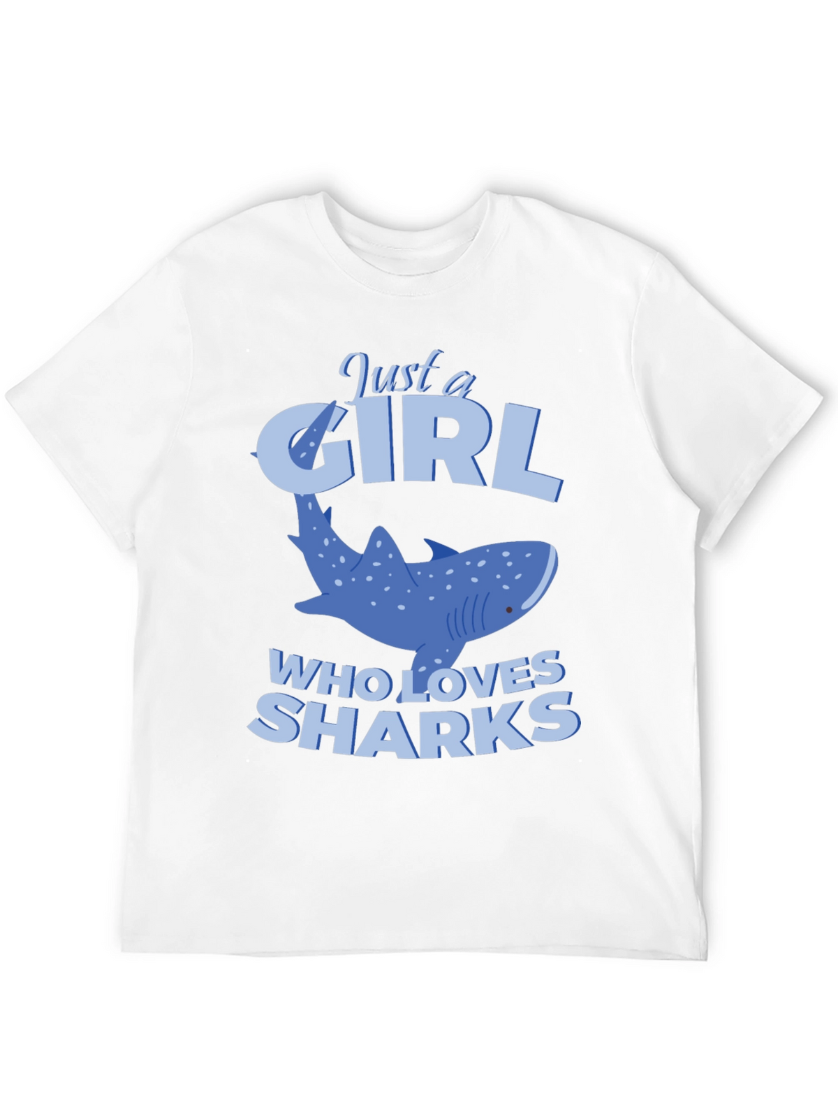 Just a Girl Who Loves Sharks T-Shirt