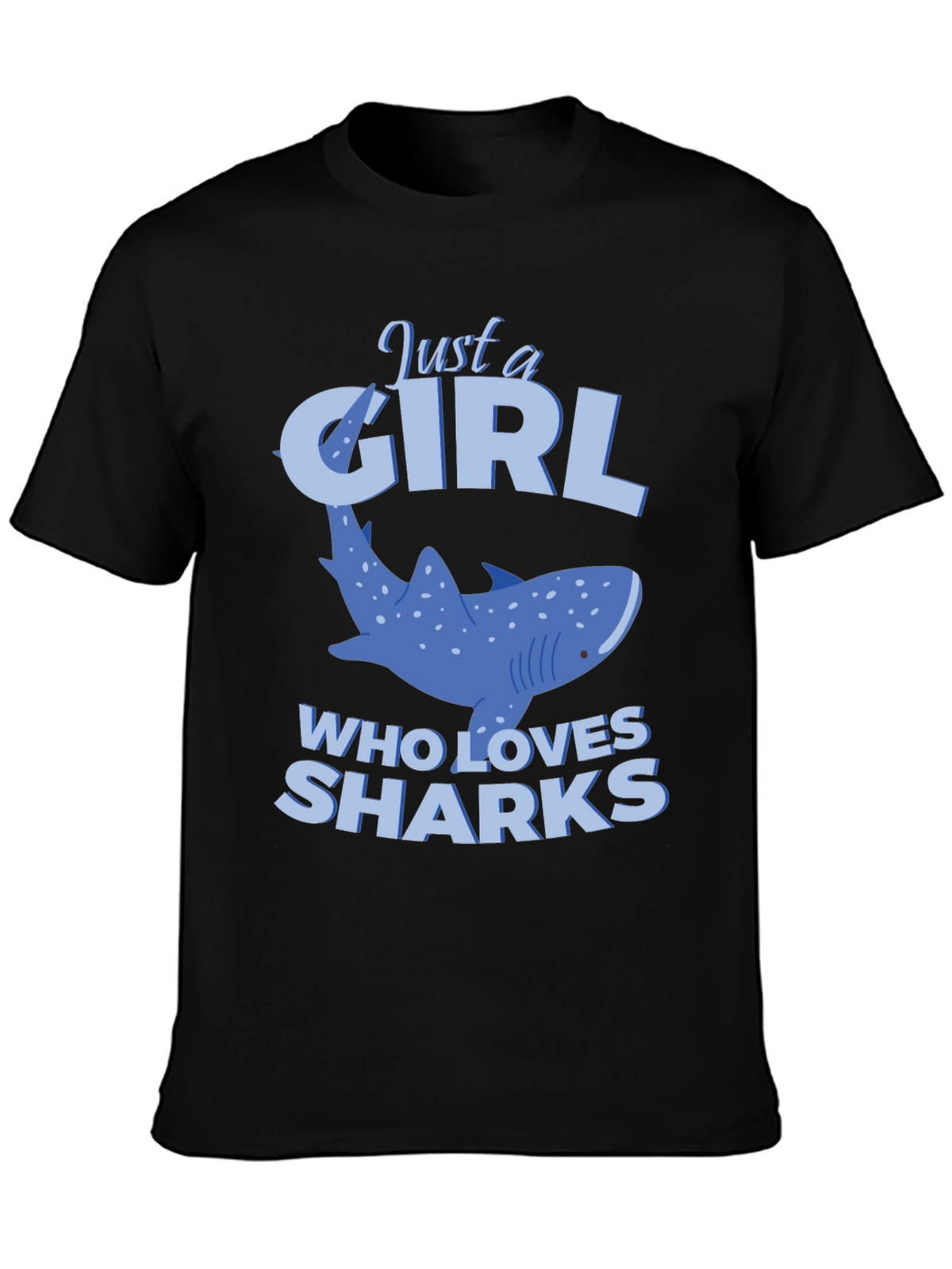 Just a Girl Who Loves Sharks T-Shirt