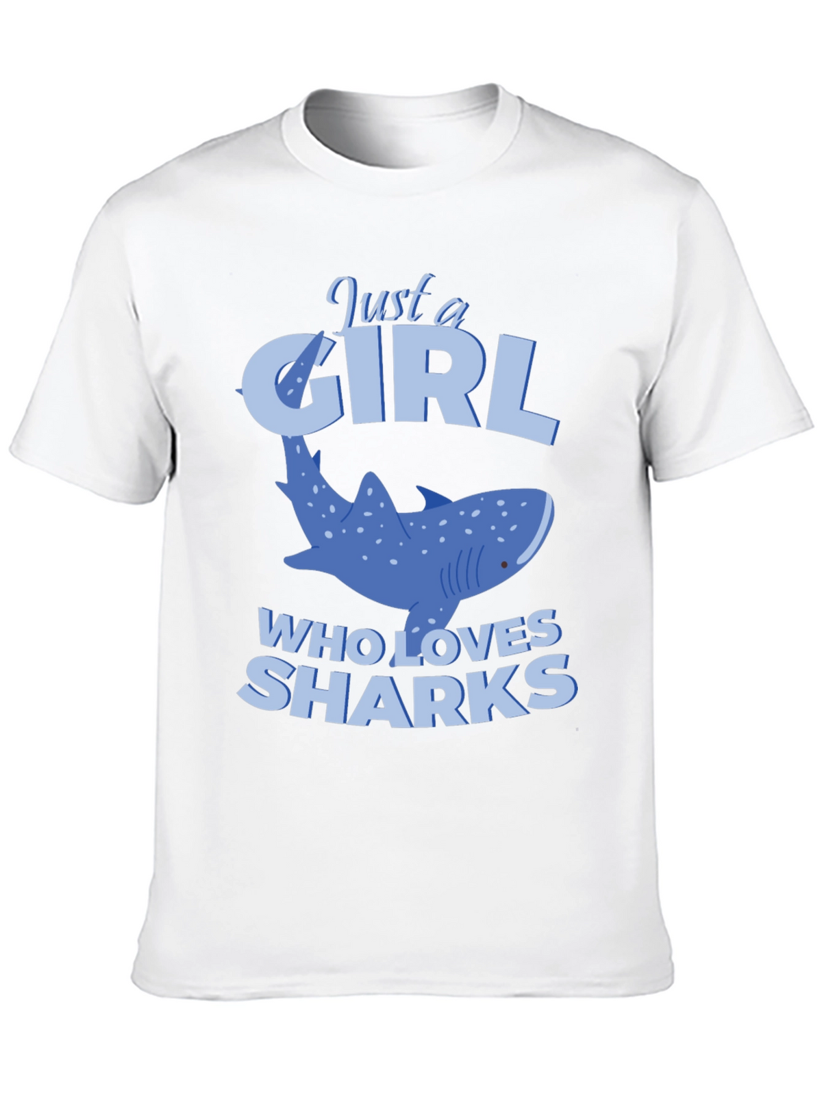 Just a Girl Who Loves Sharks T-Shirt