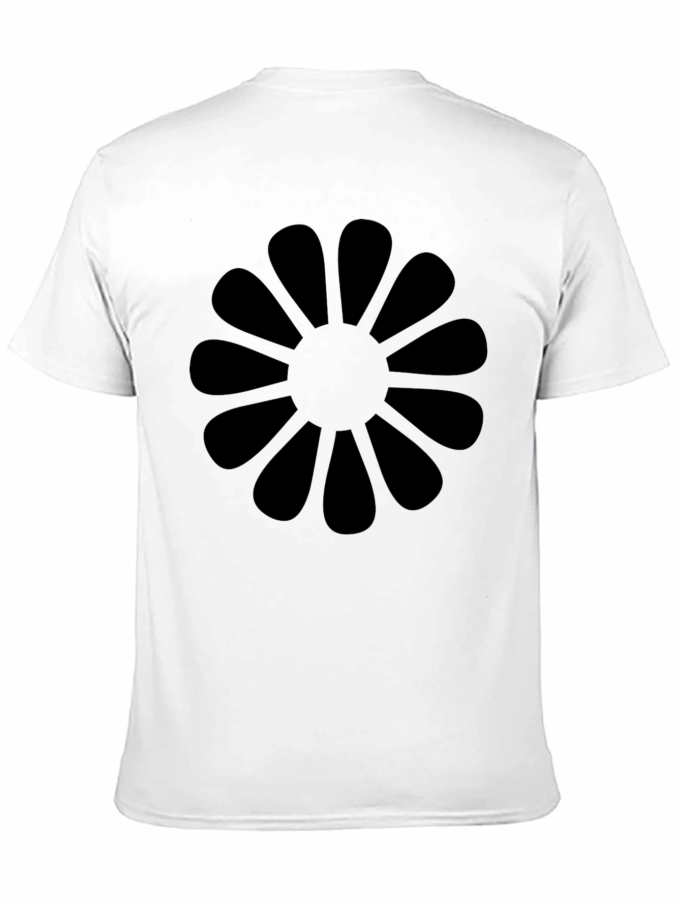 Black Flower Graphic Tee