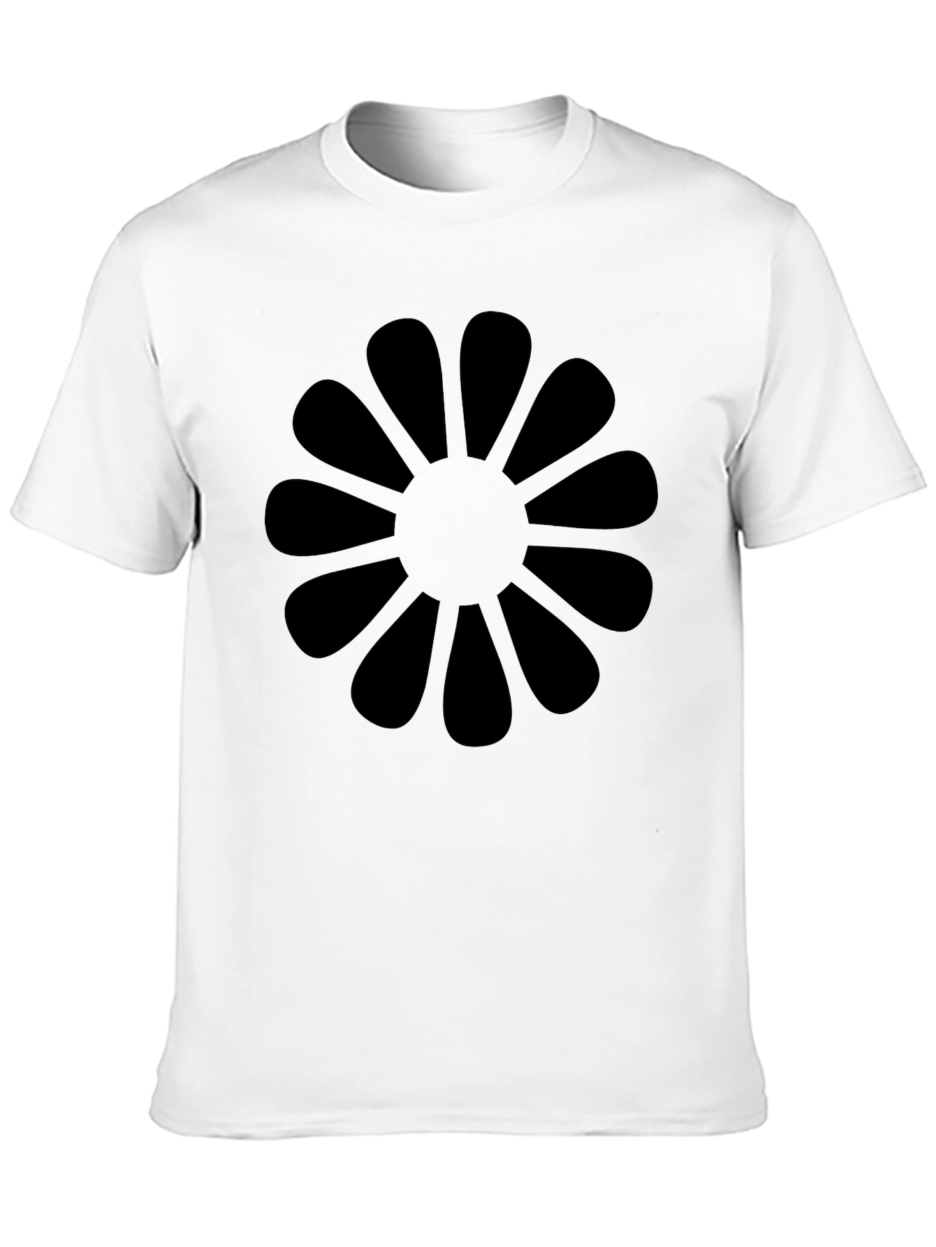 Black Flower Graphic Tee