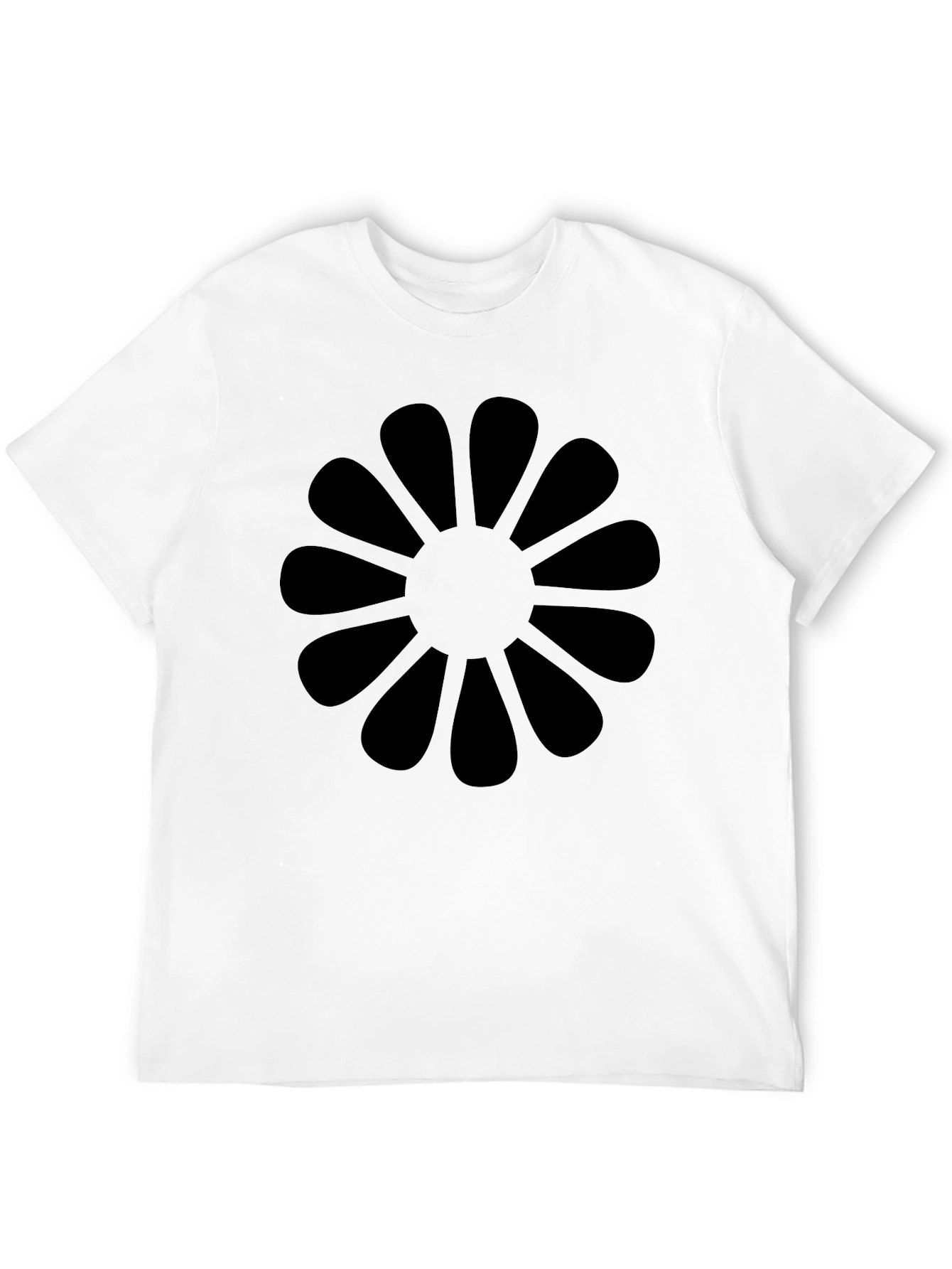 Black Flower Graphic Tee