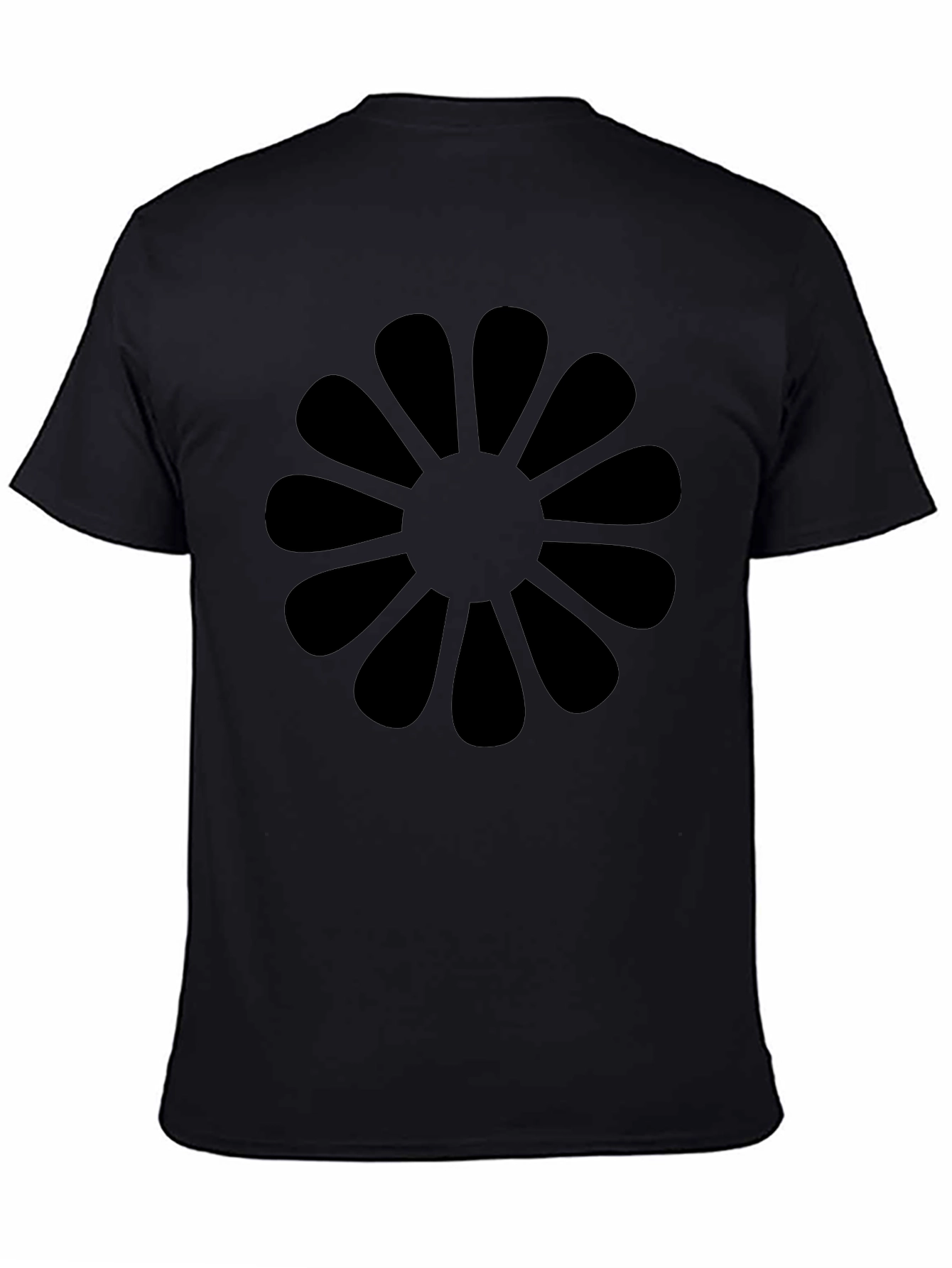Black Flower Graphic Tee
