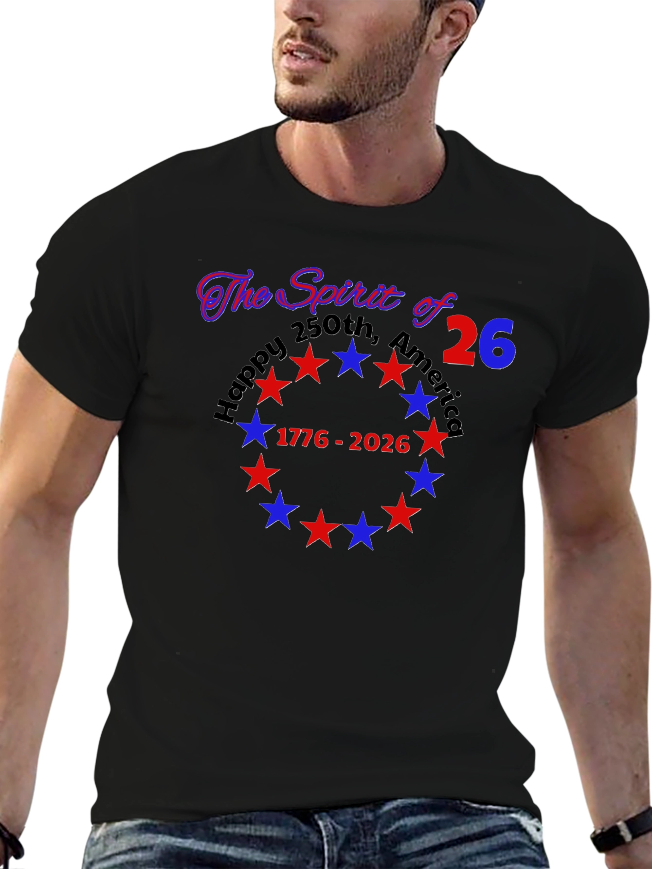 Spirit of 26 America 250th Anniversary T-Shirt