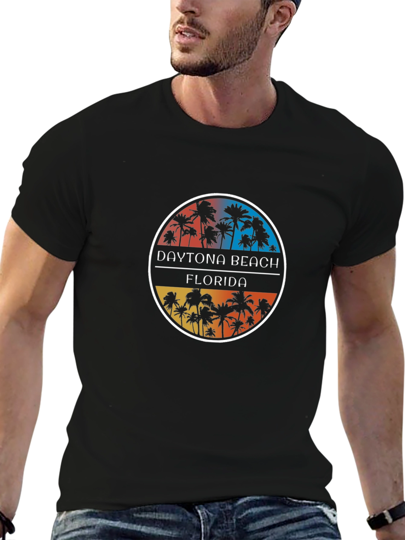 Daytona Beach Florida Palm Tree T-Shirt