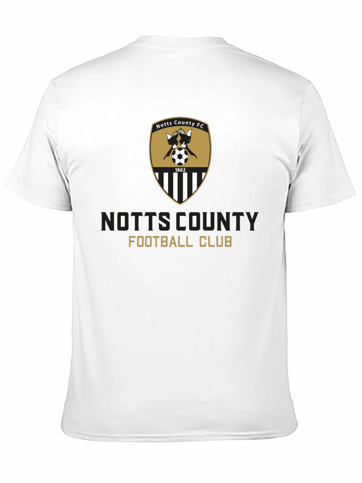 Notts County FC Crest T-Shirt - Black Soccer Tee